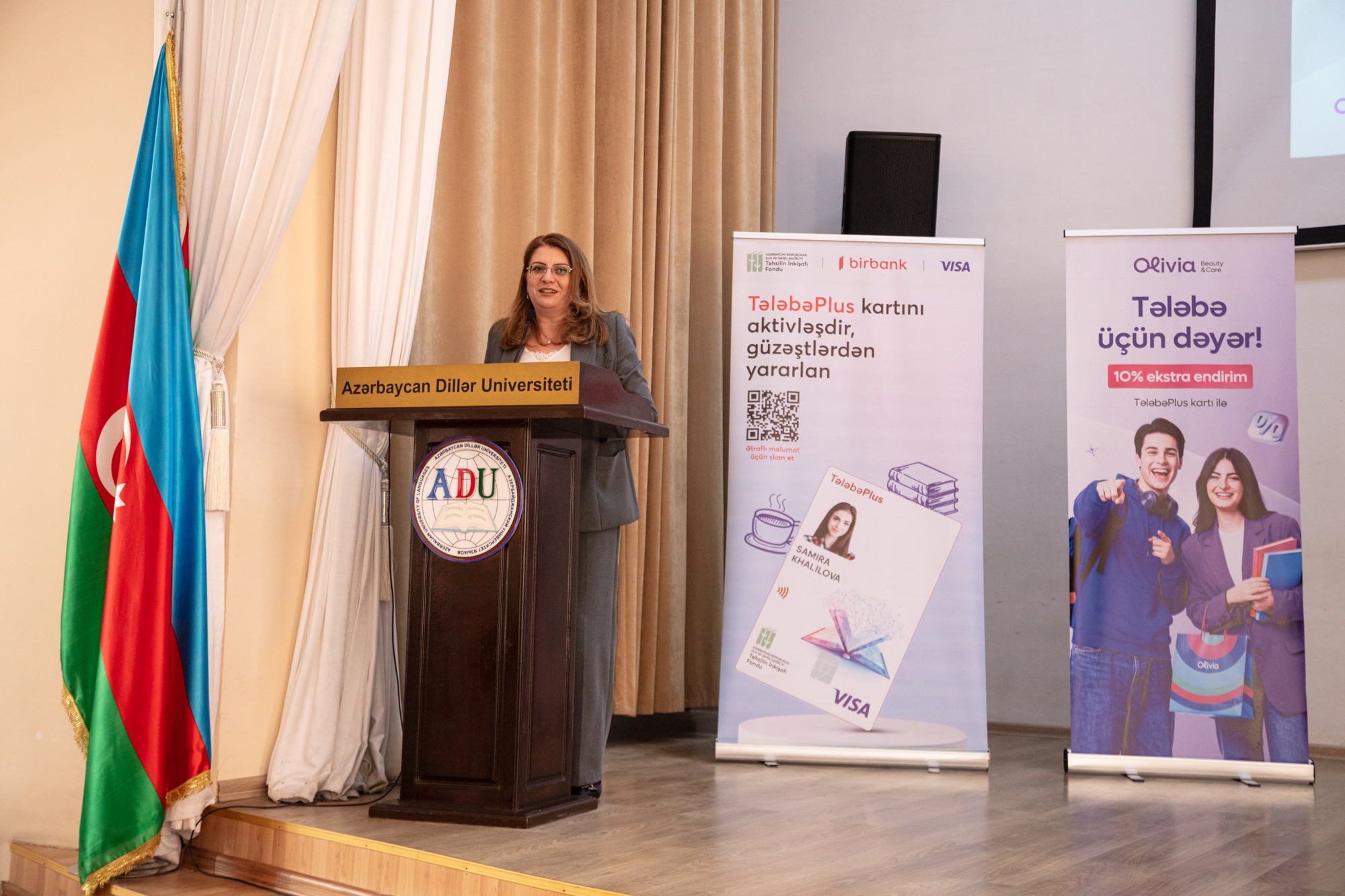 ADU-da "TələbəPlus" kartı ilə bağlı infosessiya keçirilib