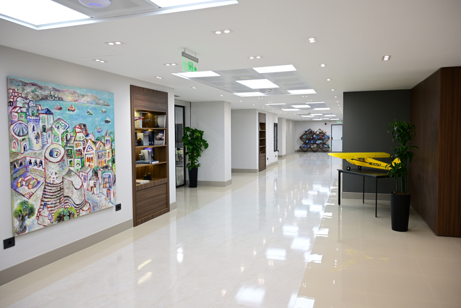 Prezident İlham Əliyev Milli Aviasiya Akademiyasında Beynəlxalq Təlim Mərkəzinin açılışında iştirak edib