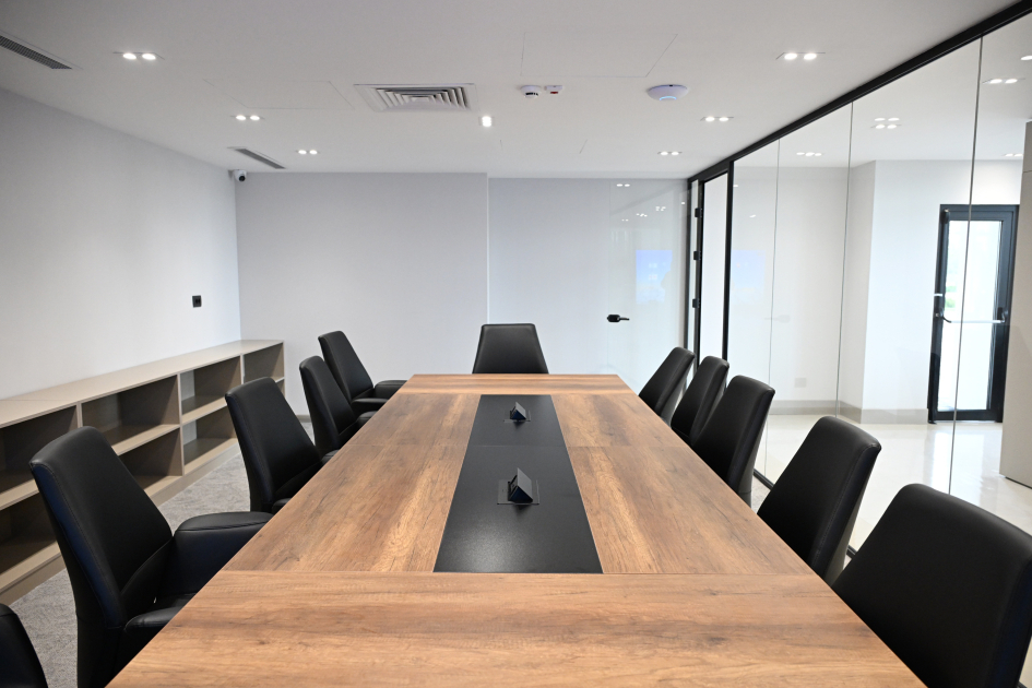 Prezident İlham Əliyev Milli Aviasiya Akademiyasında Beynəlxalq Təlim Mərkəzinin açılışında iştirak edib