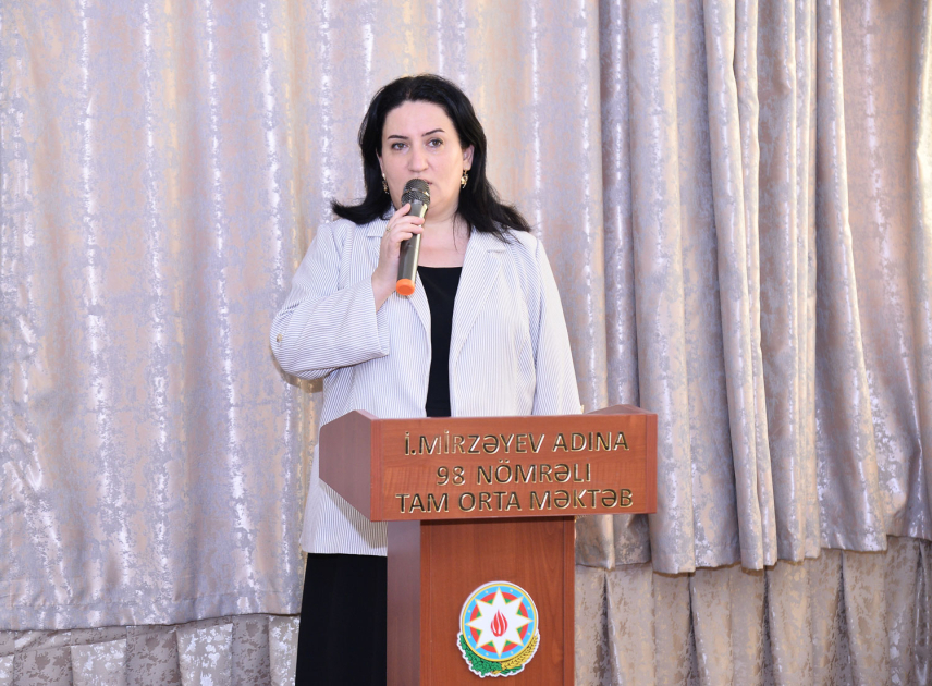 Milli Qəhrəman “Məktəbdə...” layihəsinin qonağı olub