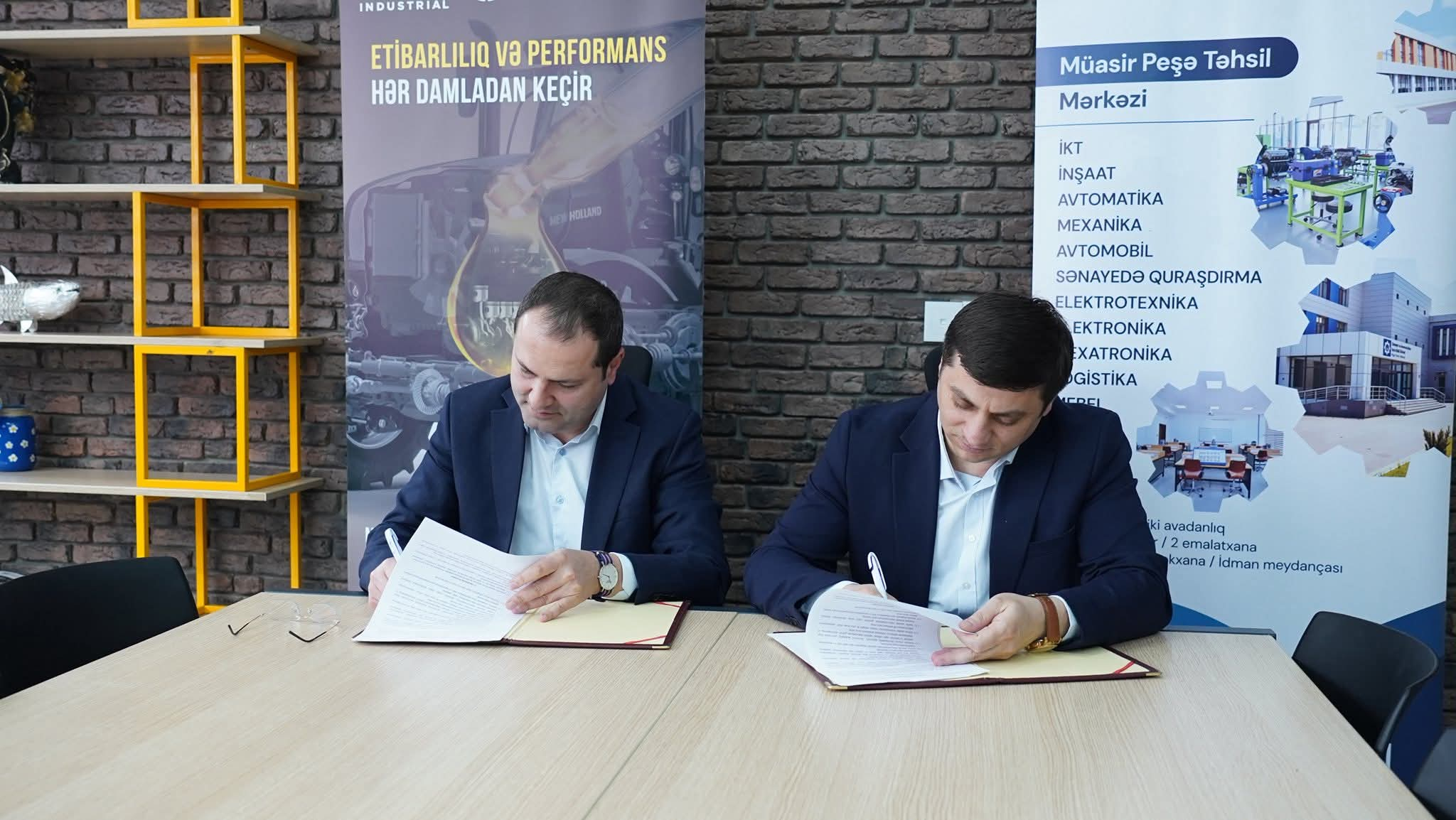 Sənaye və İnnovasiyalar üzrə Bakı Dövlət Peşə Təhsil Mərkəzi  "Grand Motors" ilə əməkdaşlıq edəcək