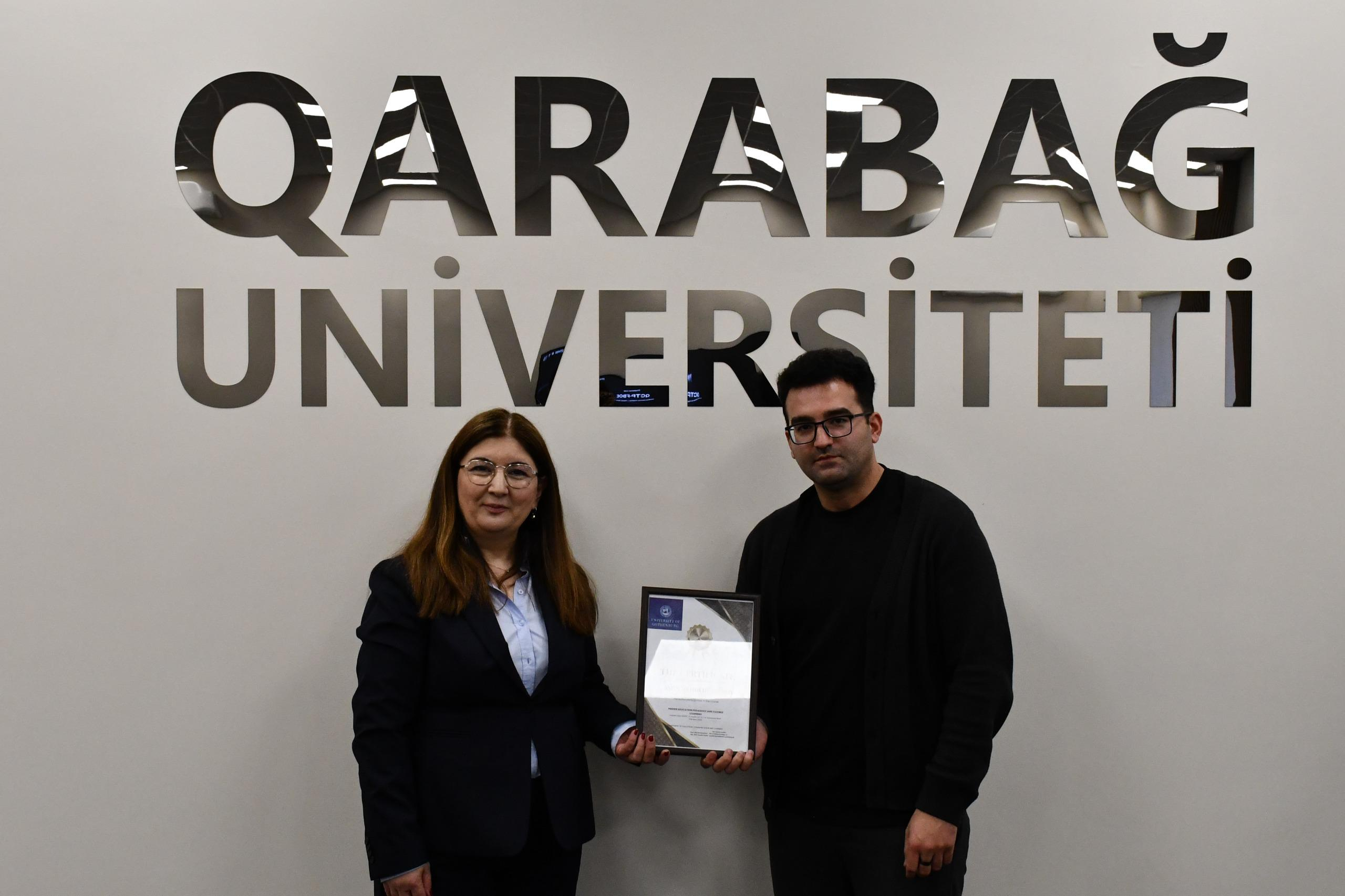 Dünya Azərbaycanlı Alimlər Birliyi ilə əməkdaşlıq Qarabağ Universitetində yeni imkanlar yaradır