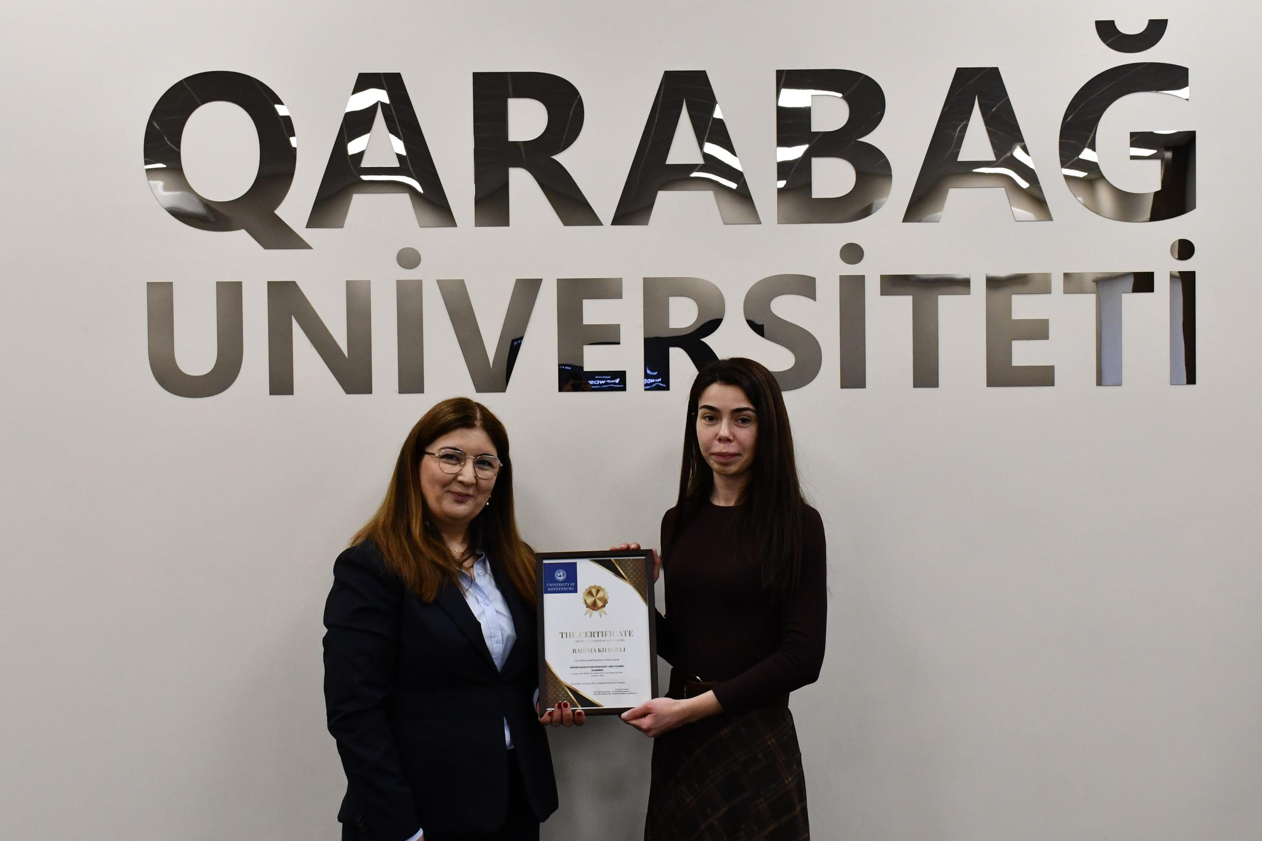 Dünya Azərbaycanlı Alimlər Birliyi ilə əməkdaşlıq Qarabağ Universitetində yeni imkanlar yaradır