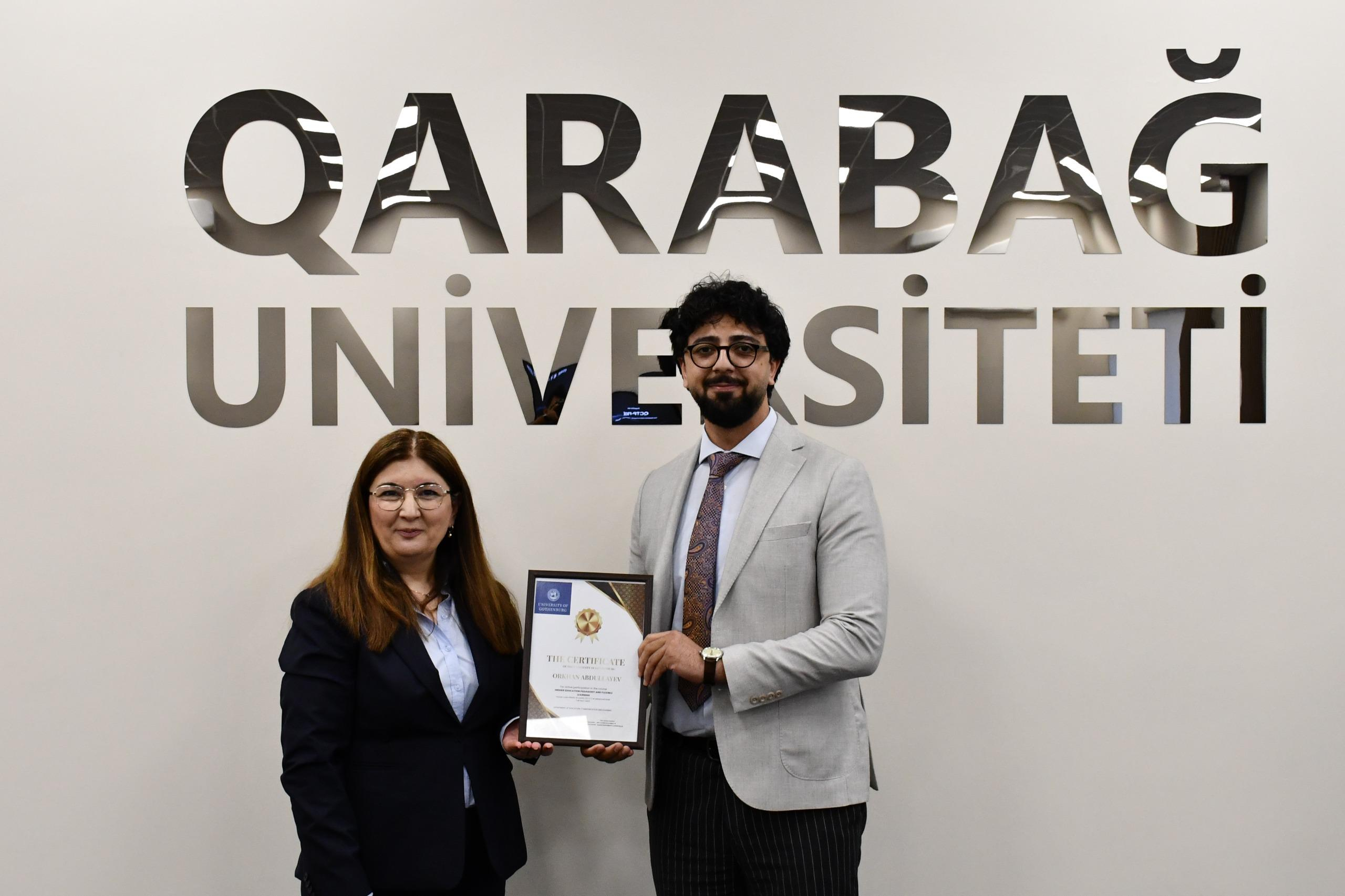 Dünya Azərbaycanlı Alimlər Birliyi ilə əməkdaşlıq Qarabağ Universitetində yeni imkanlar yaradır