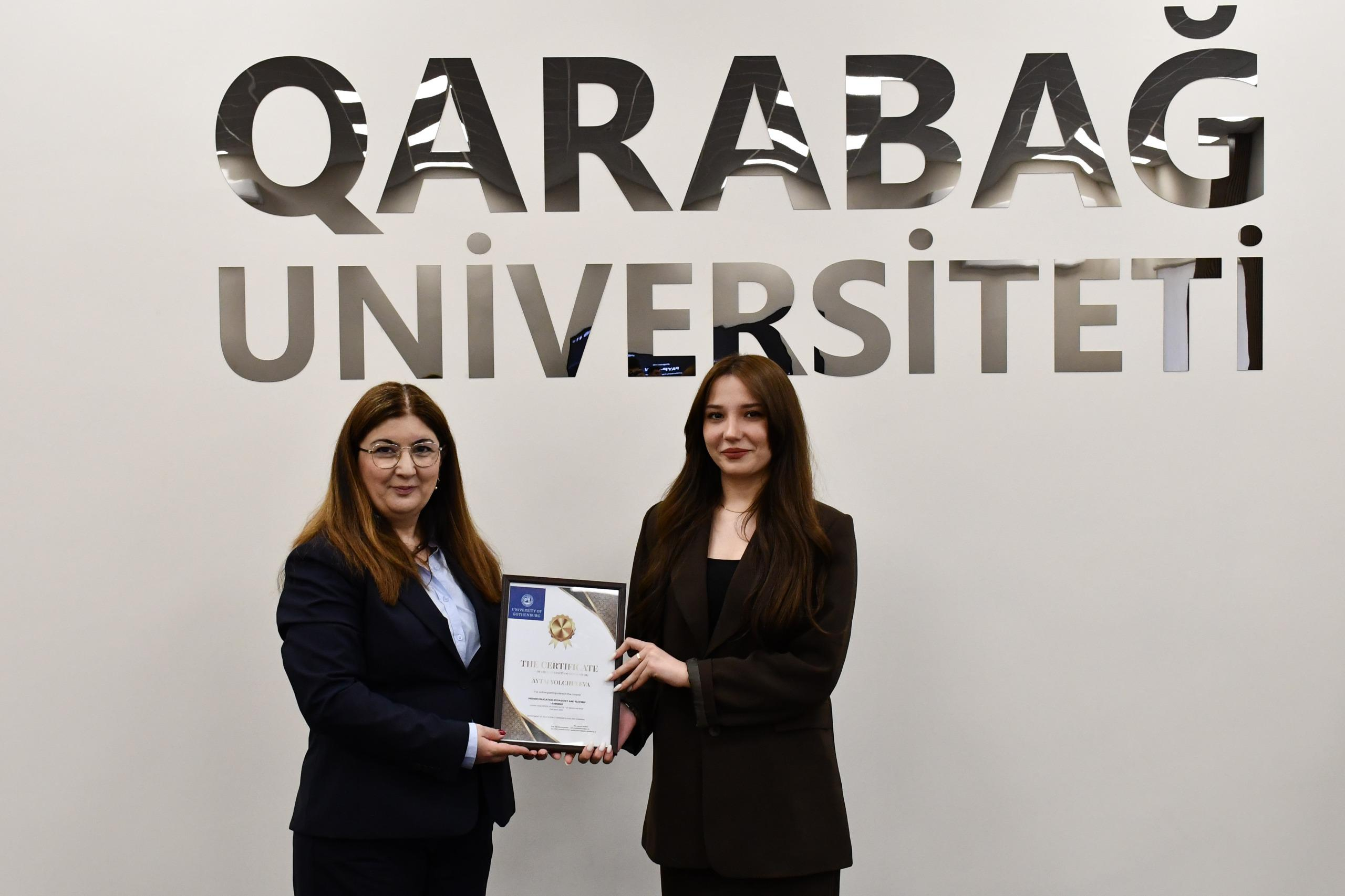 Dünya Azərbaycanlı Alimlər Birliyi ilə əməkdaşlıq Qarabağ Universitetində yeni imkanlar yaradır