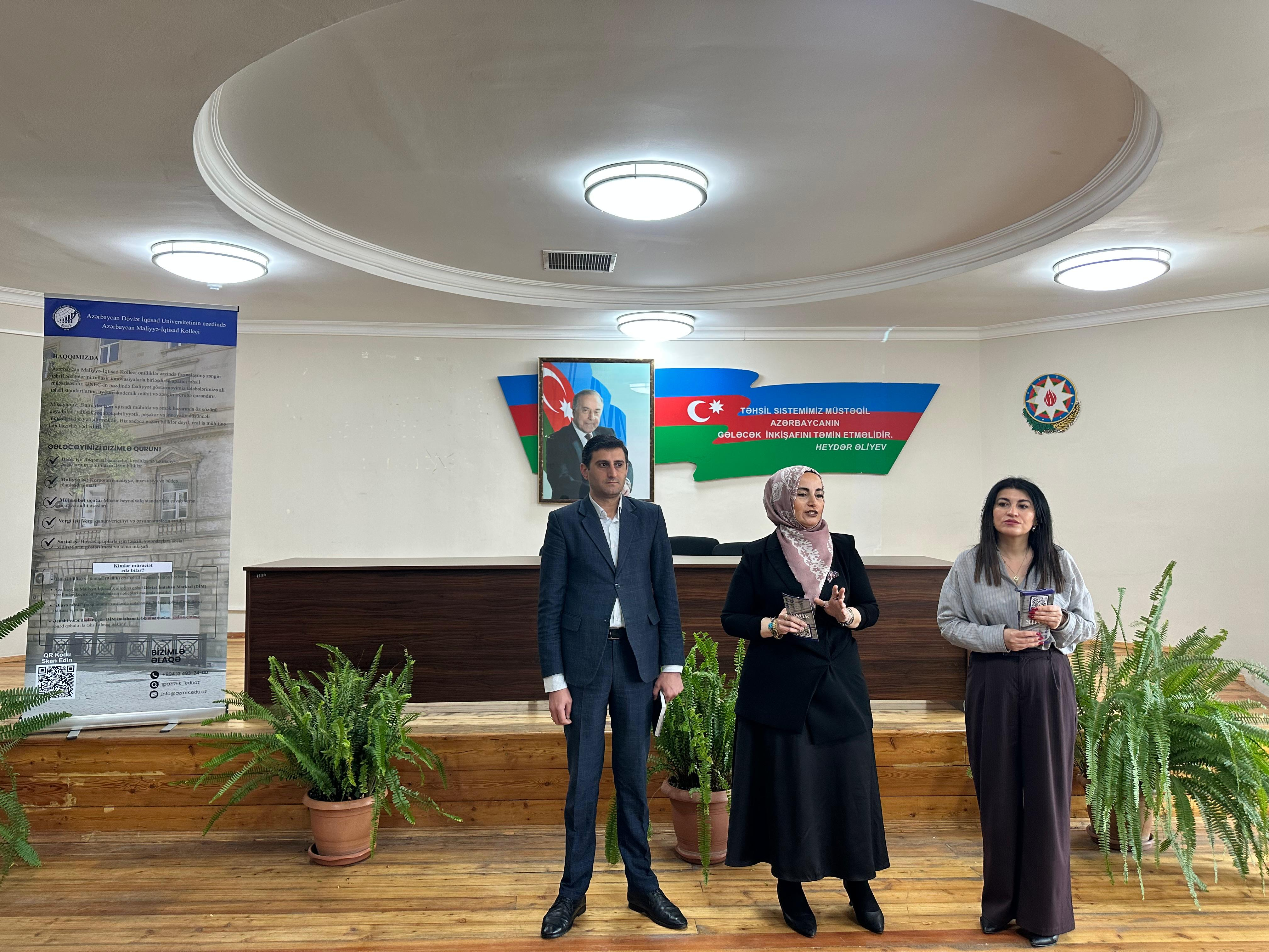 Maliyyə-İqtisad Kolleci şagirdlər üçün maarifləndirmə görüşləri keçirib