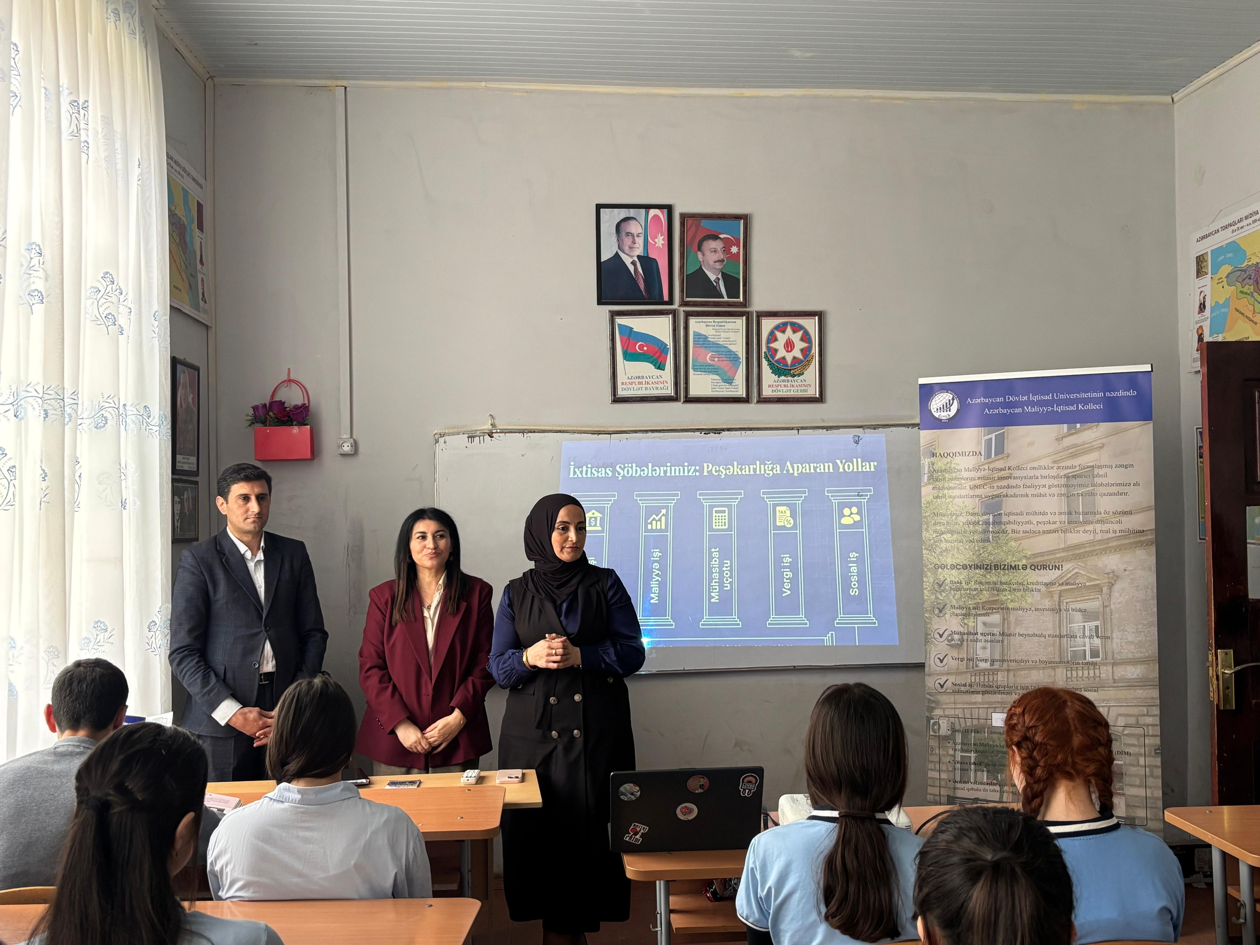 Maliyyə-İqtisad Kolleci şagirdlər üçün maarifləndirmə görüşləri keçirib