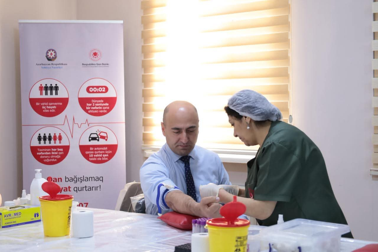 ATU-da qanvermə aksiyası keçirilib