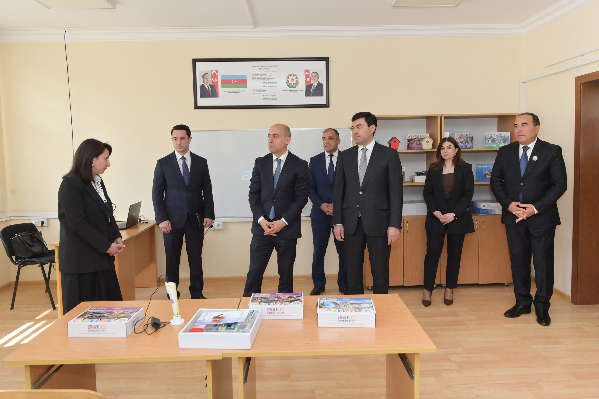 Emin Əmrullayev Xaçmazda tədris prosesi ilə tanış olub