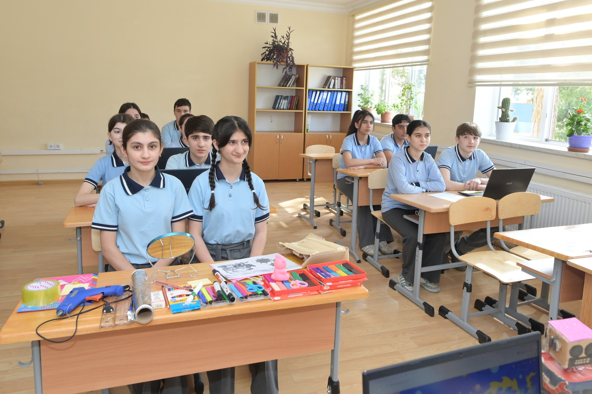 Emin Əmrullayev Xaçmazda tədris prosesi ilə tanış olub