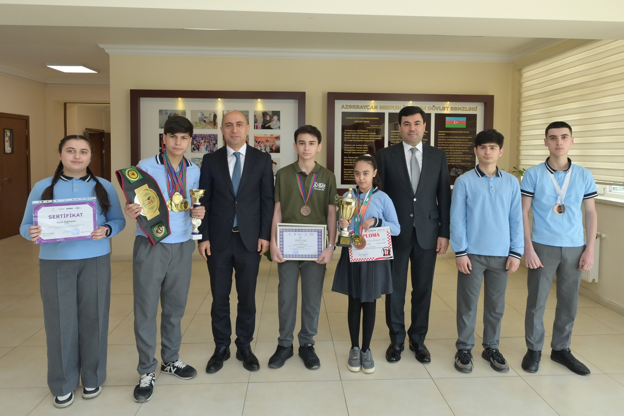 Emin Əmrullayev Xaçmazda tədris prosesi ilə tanış olub