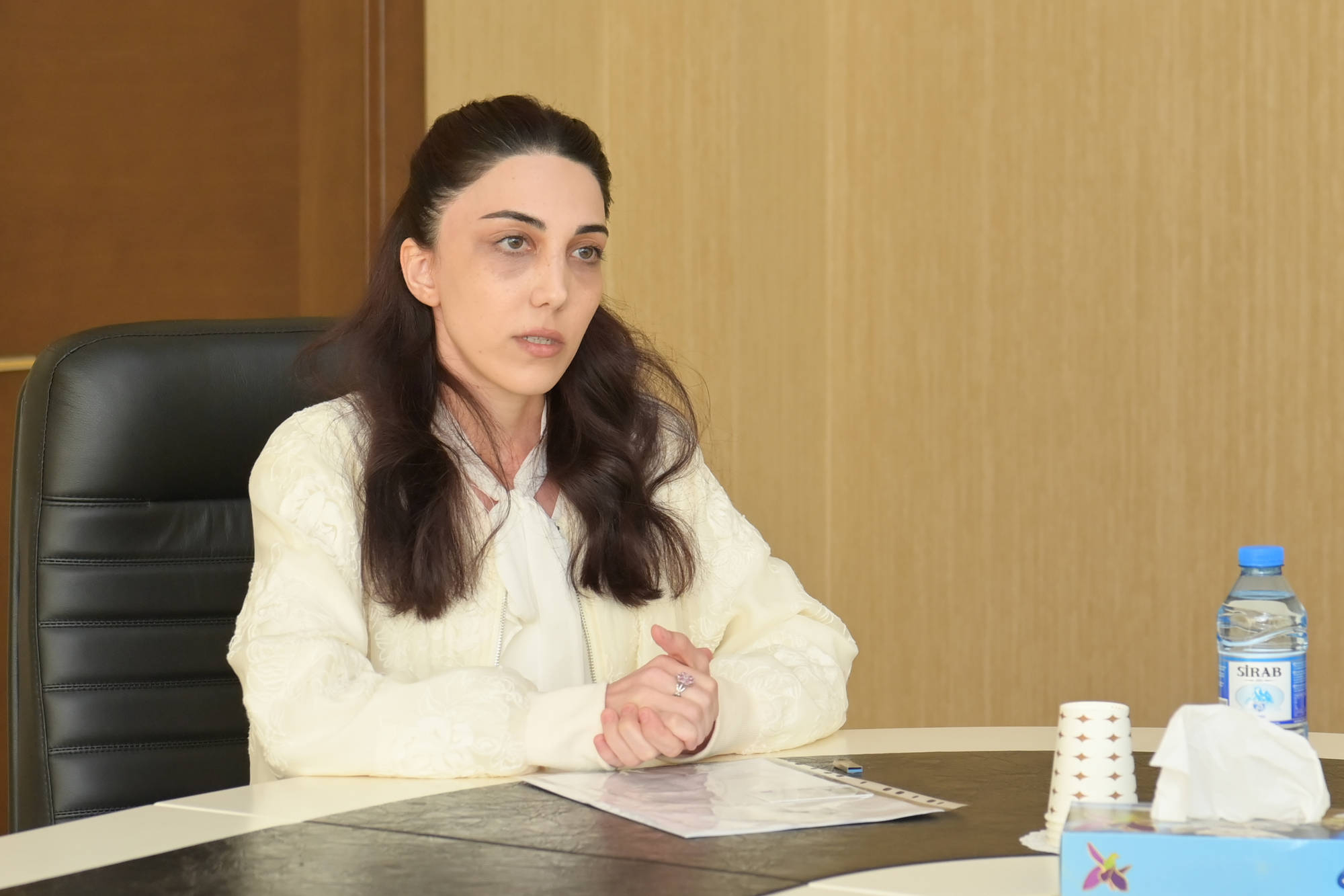 Elm və təhsil naziri Qusarda vətəndaşları qəbul edib