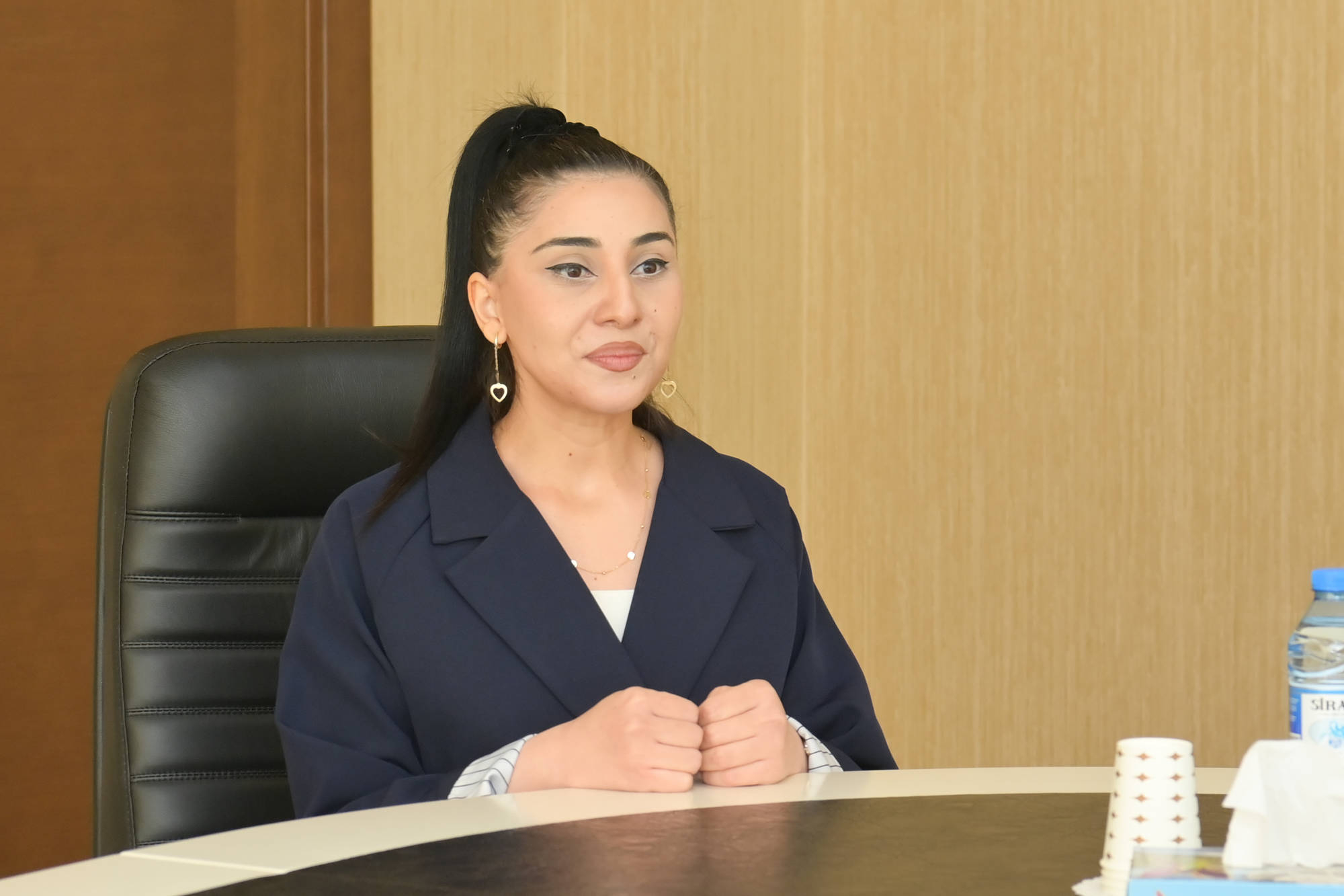 Elm və təhsil naziri Qusarda vətəndaşları qəbul edib