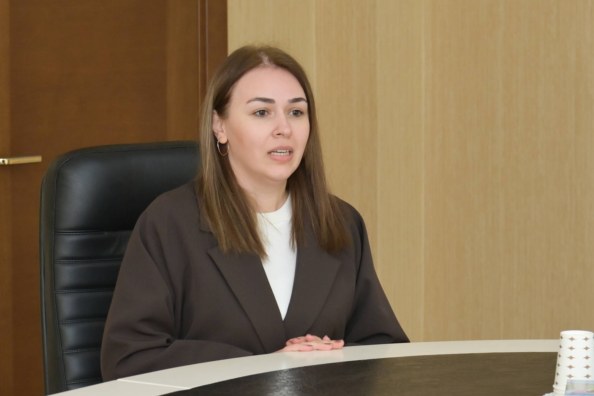 Elm və təhsil naziri Qusarda vətəndaşları qəbul edib