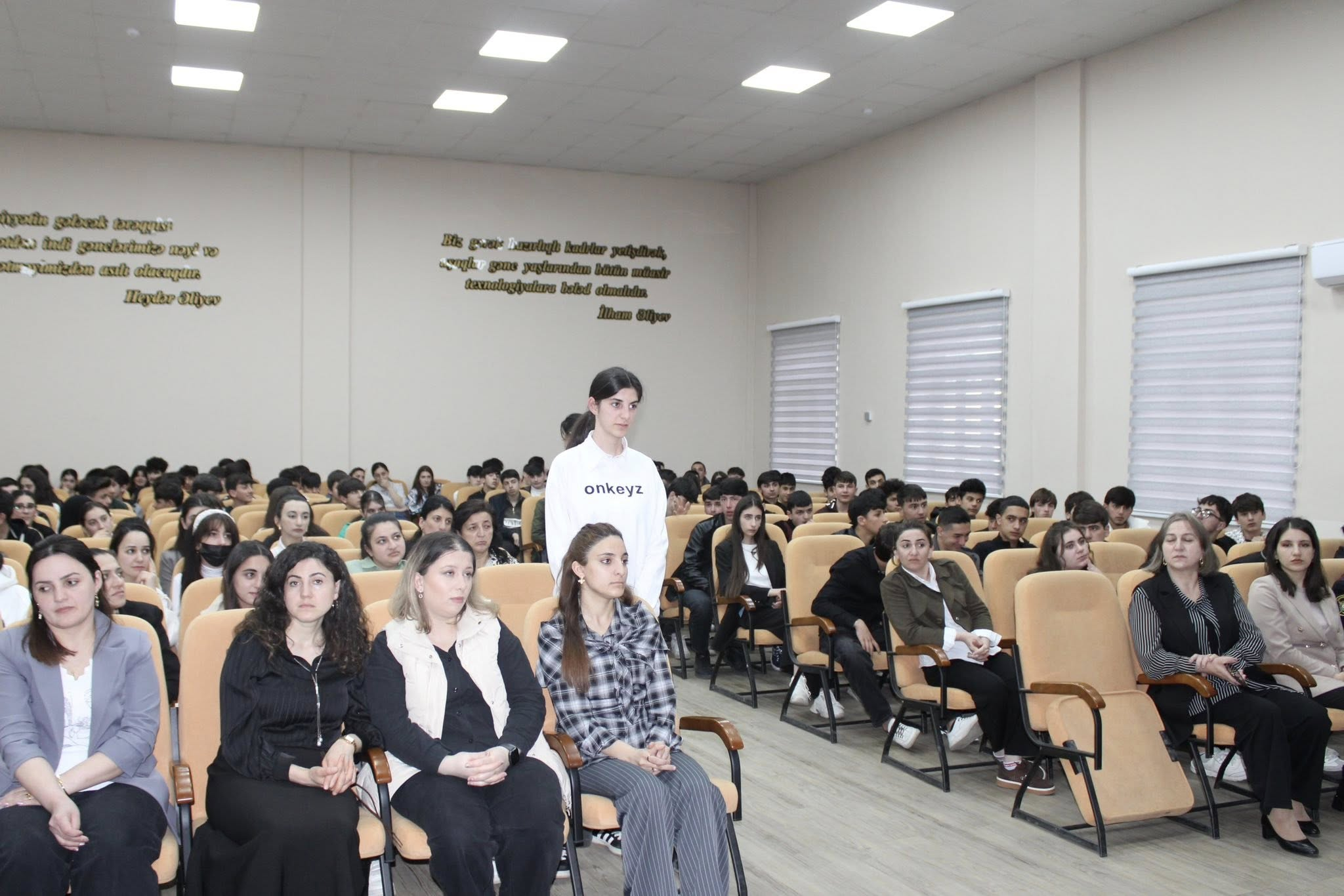 Qəbələdə valideyn və tələbələr üçün maarifləndirici görüş təşkil olunub