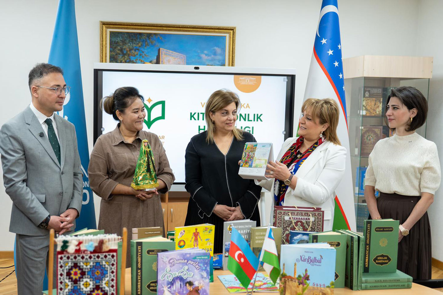 3 nömrəli UGİM-in dərnək üzvləri Özbəkistanda kitab təqdimatında iştirak ediblər