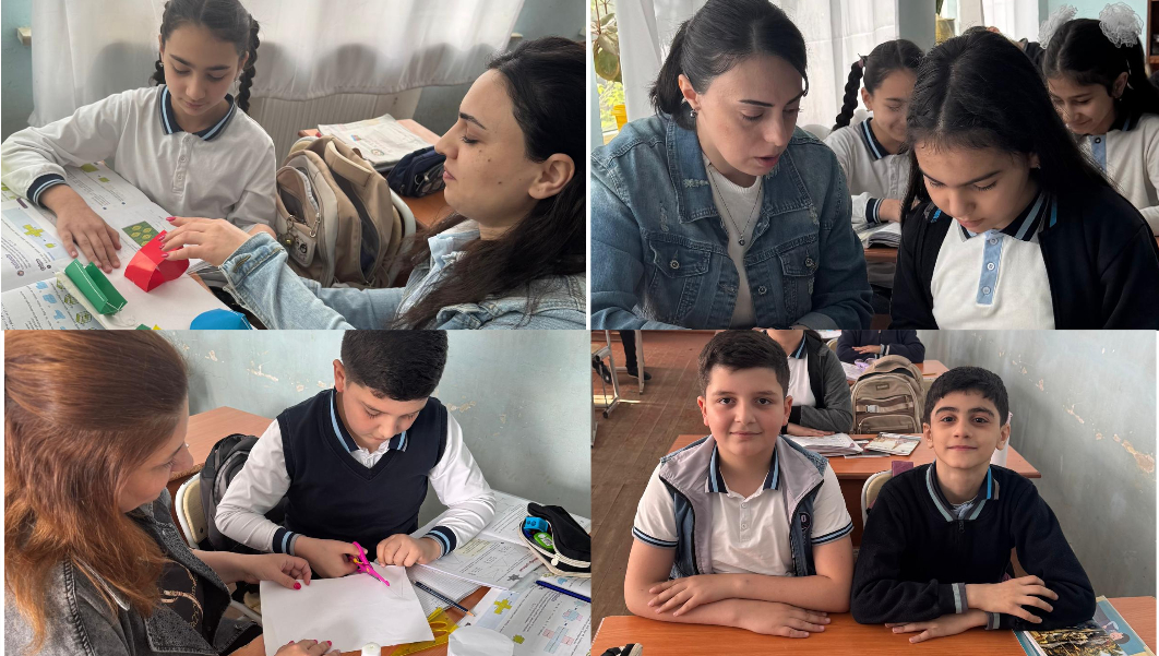 Dərsdə olmaq, birlikdə maket hazırlamaq tam başqa hiss idi