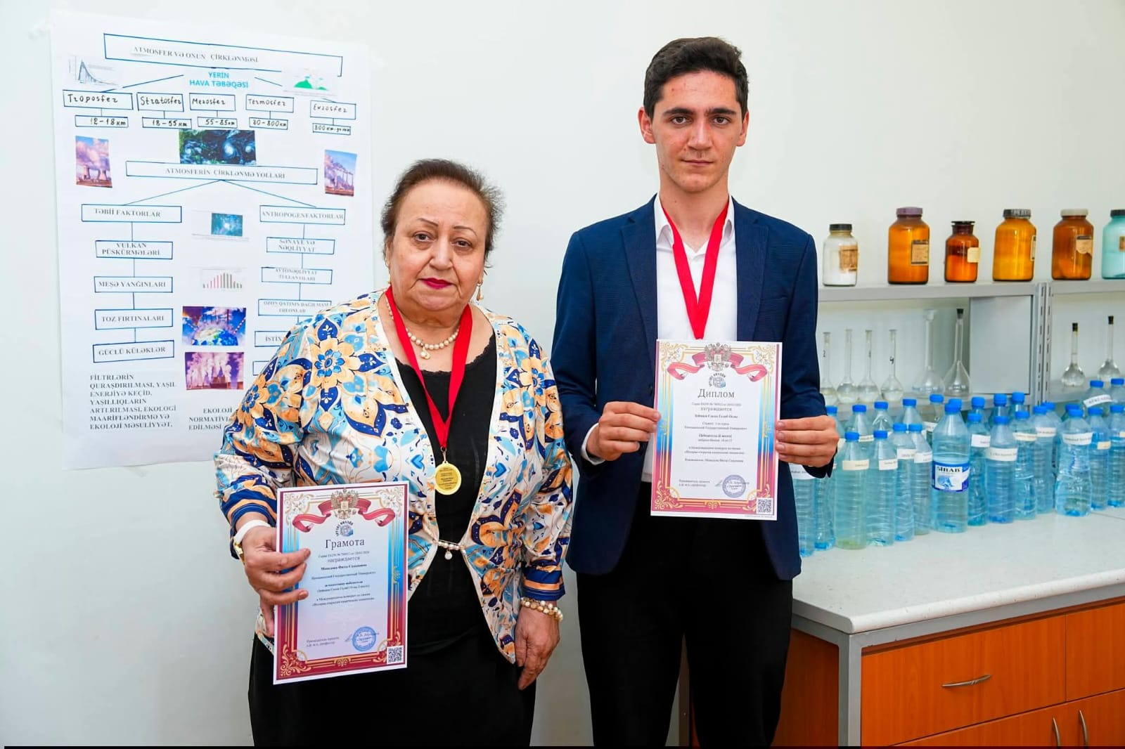 NDU-nun tələbəsi beynəlxalq müsabiqədə qızıl medal qazanıb