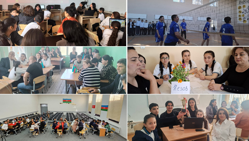 Tovuzda şagirdlər valideynləri ilə yarışırlar 