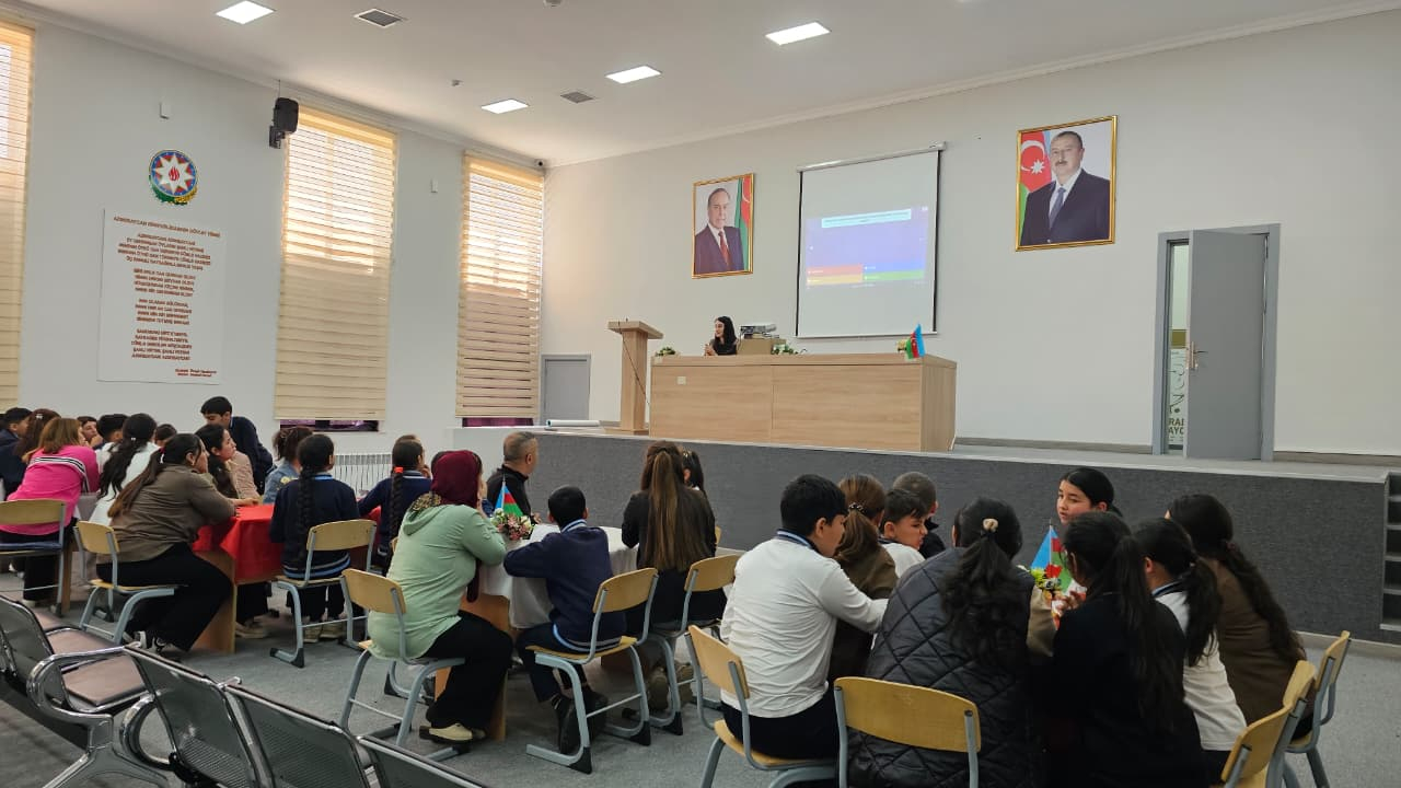 Tovuzda şagirdlər valideynləri ilə yarışırlar 