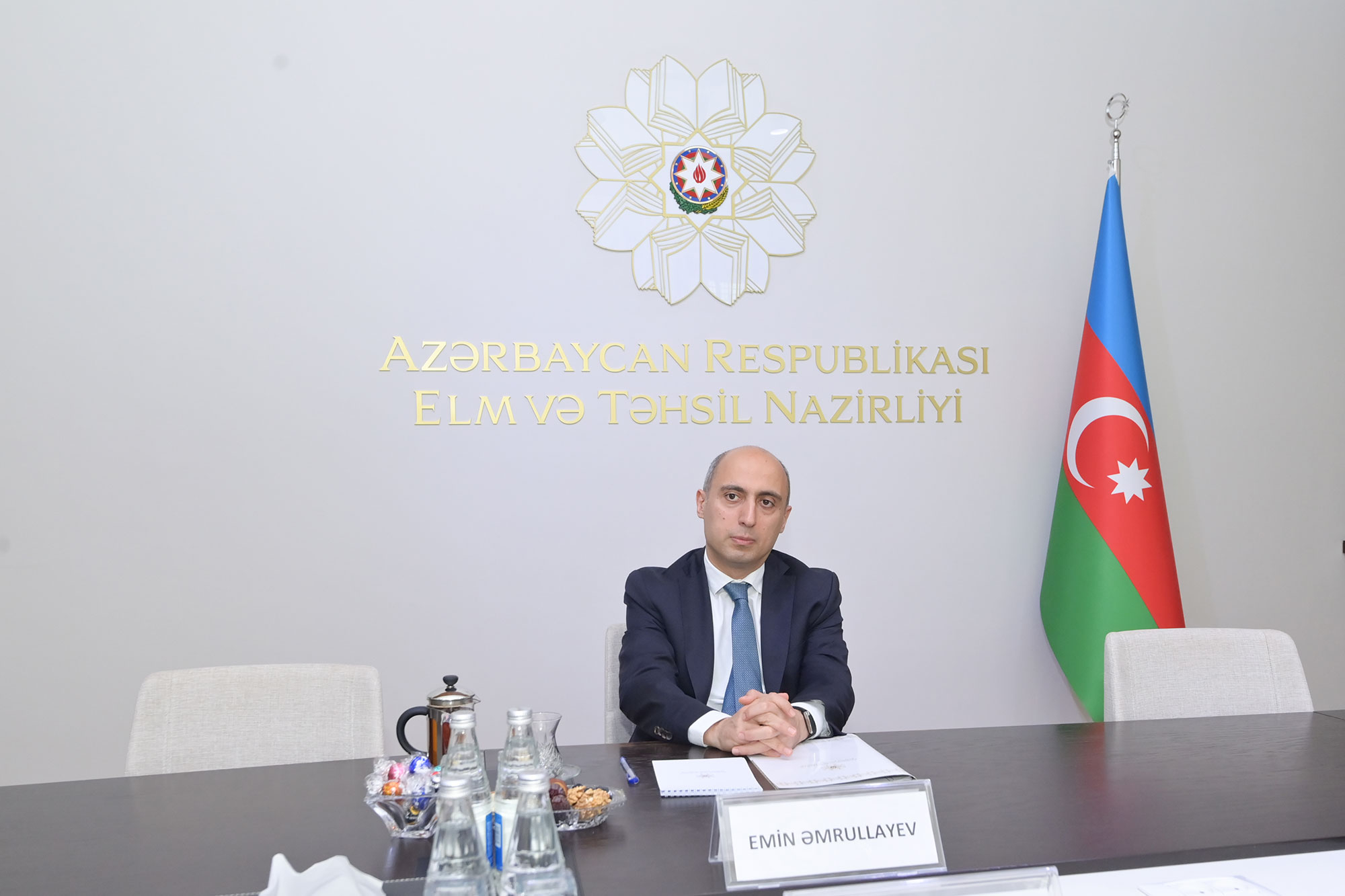 Elm və təhsil naziri “Yüksəliş” müsabiqəsinin qalibləri ilə görüşüb