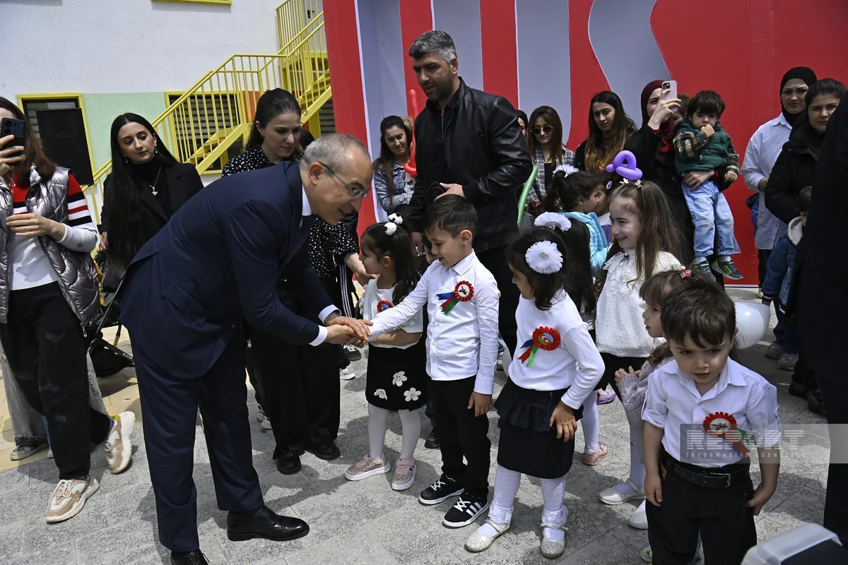 Füzulidə körpələr evi-uşaq bağçasının açılışı olub