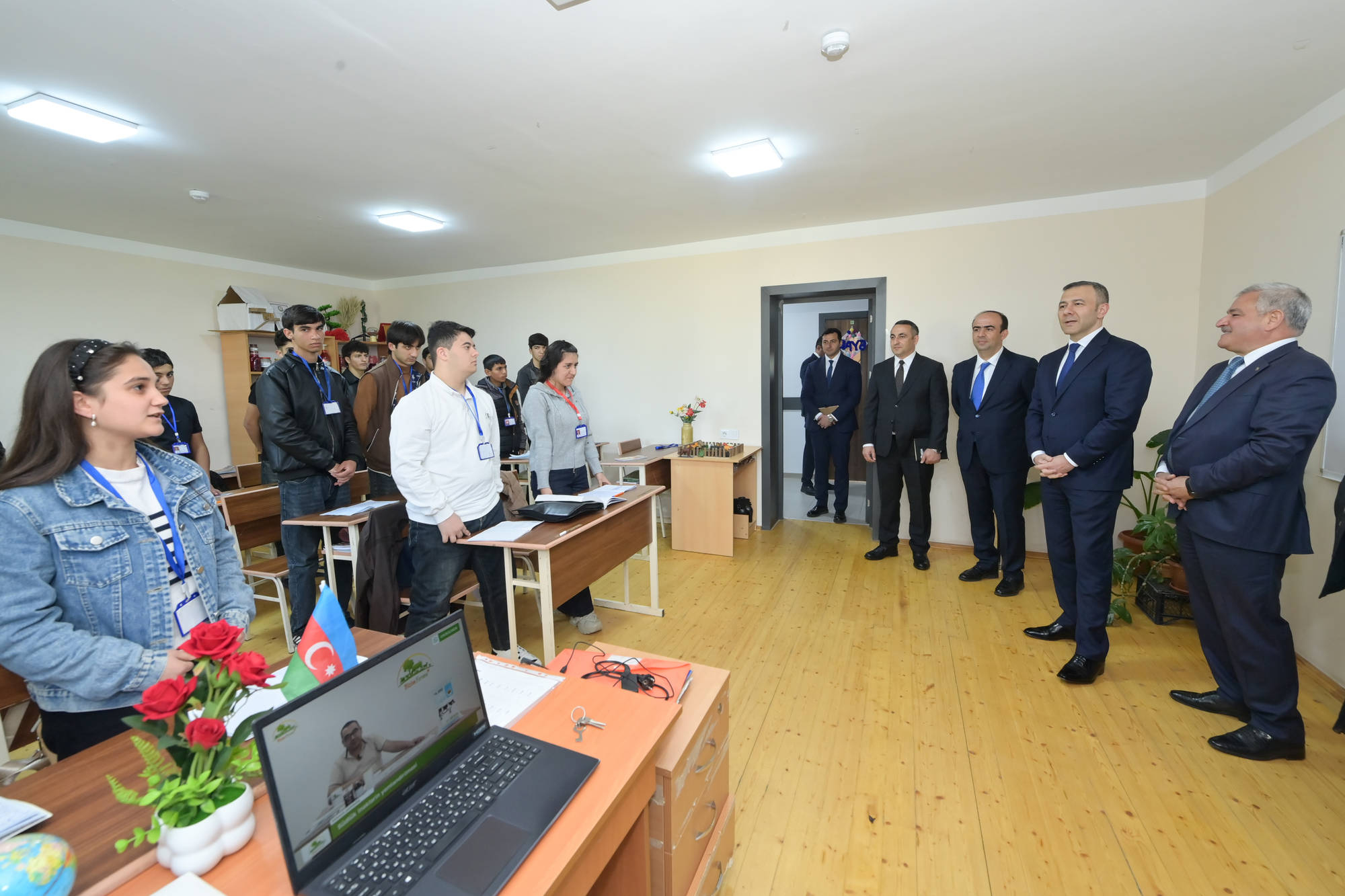 Mətin Kərimli Tərtərdə təhsil müəssisələrinin fəaliyyəti ilə tanış olub