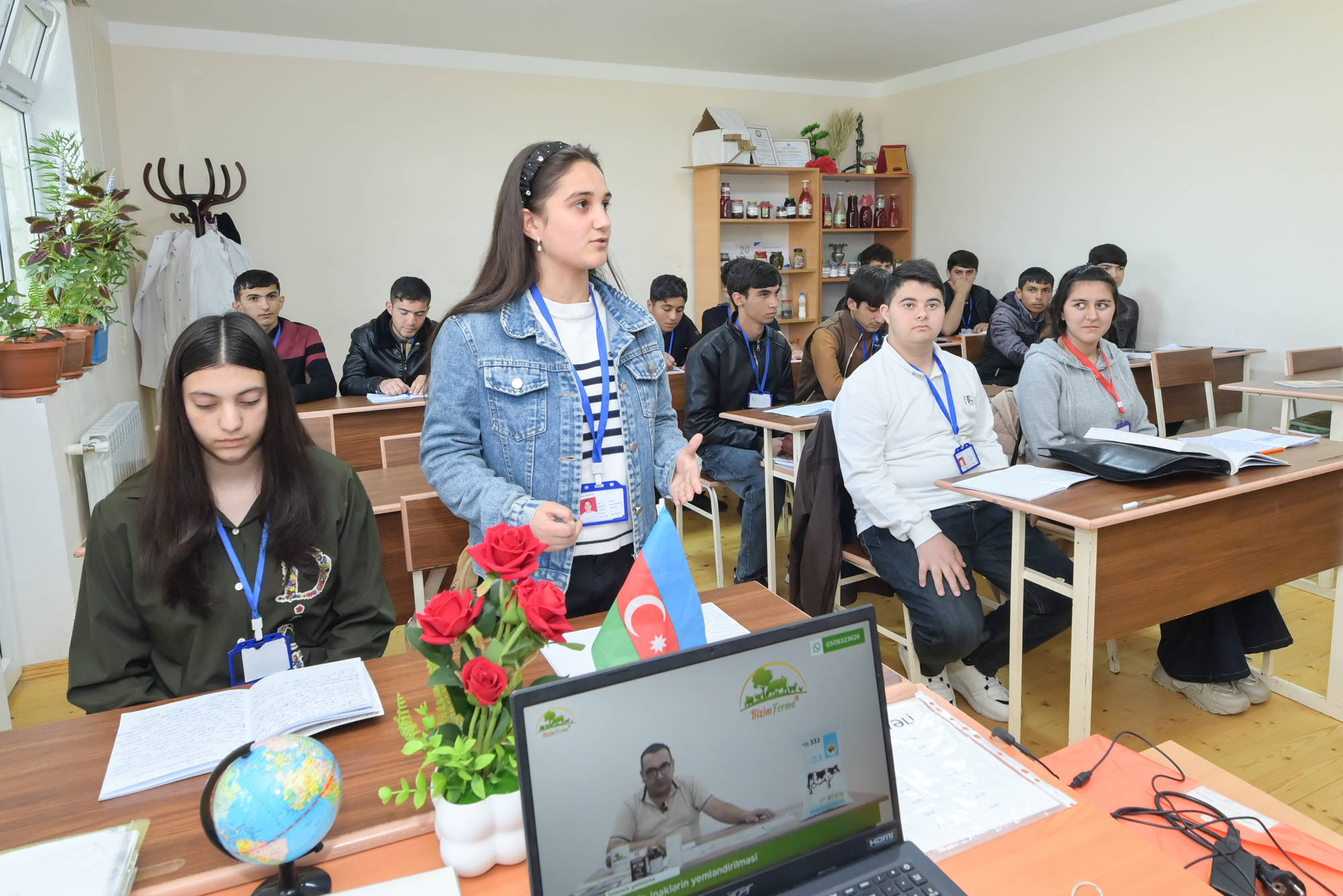 Mətin Kərimli Tərtərdə təhsil müəssisələrinin fəaliyyəti ilə tanış olub