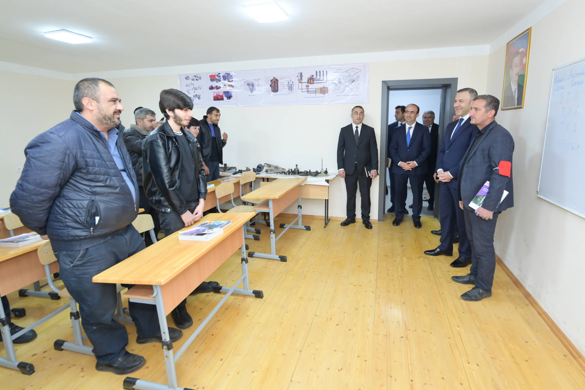 Mətin Kərimli Tərtərdə təhsil müəssisələrinin fəaliyyəti ilə tanış olub