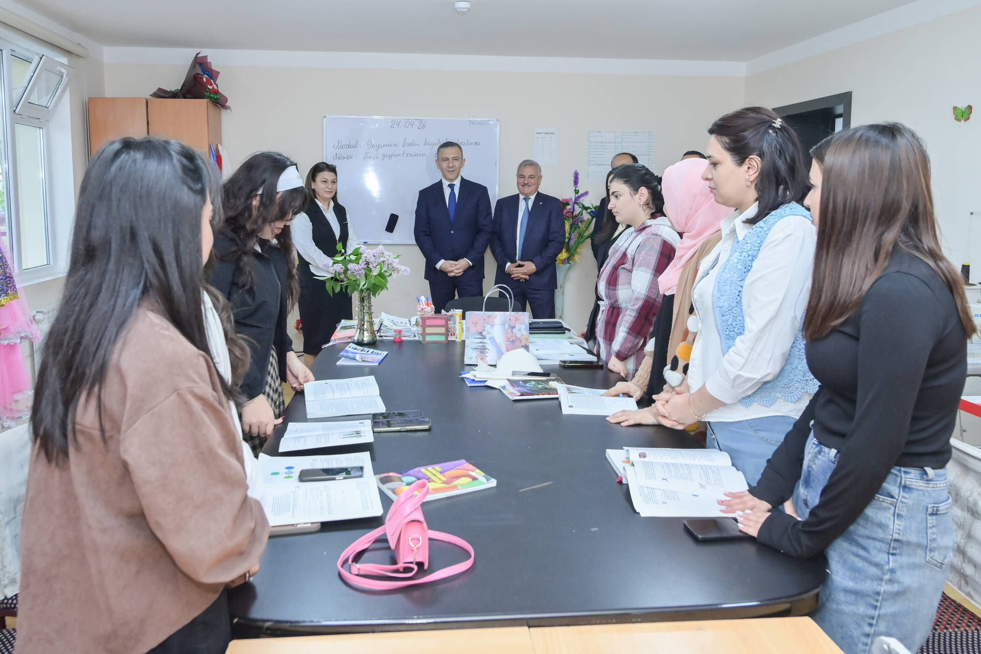 Mətin Kərimli Tərtərdə təhsil müəssisələrinin fəaliyyəti ilə tanış olub