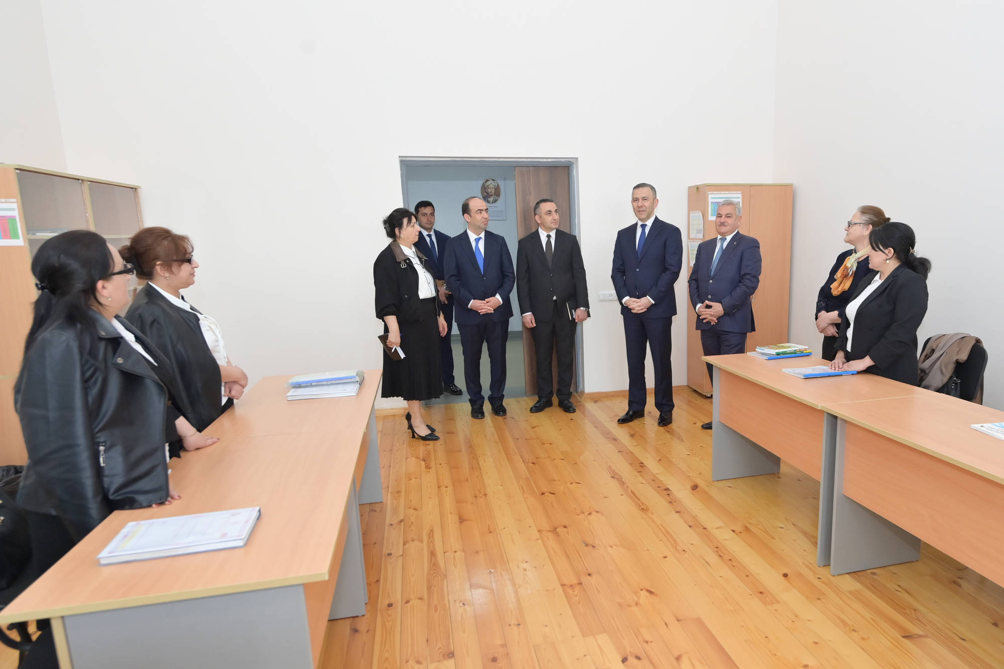 Mətin Kərimli Tərtərdə təhsil müəssisələrinin fəaliyyəti ilə tanış olub