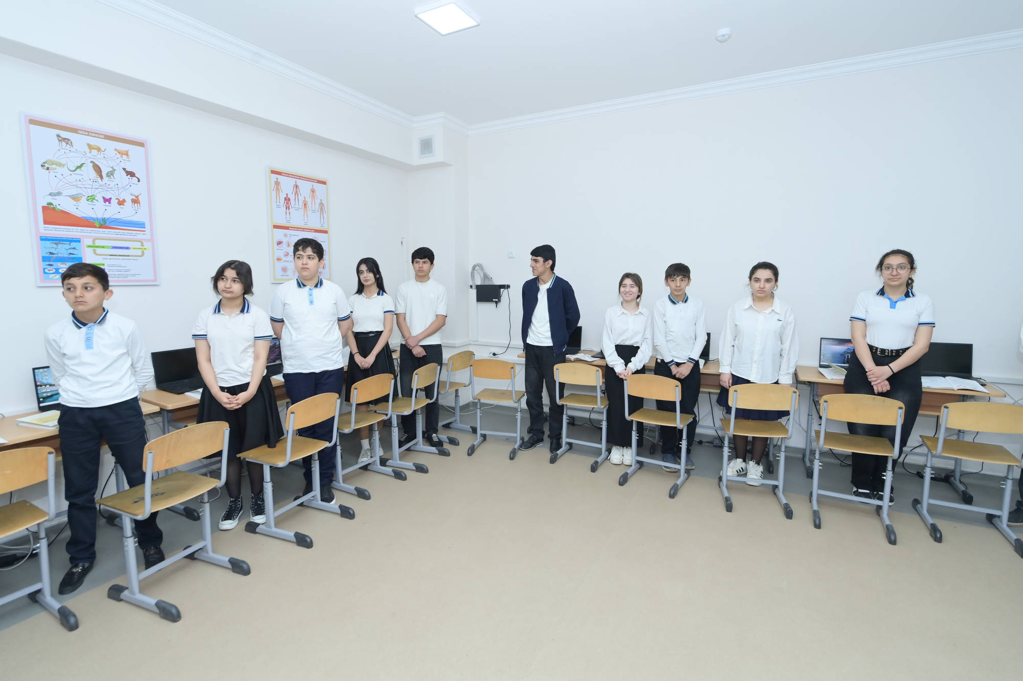 Mətin Kərimli Tərtərdə təhsil müəssisələrinin fəaliyyəti ilə tanış olub