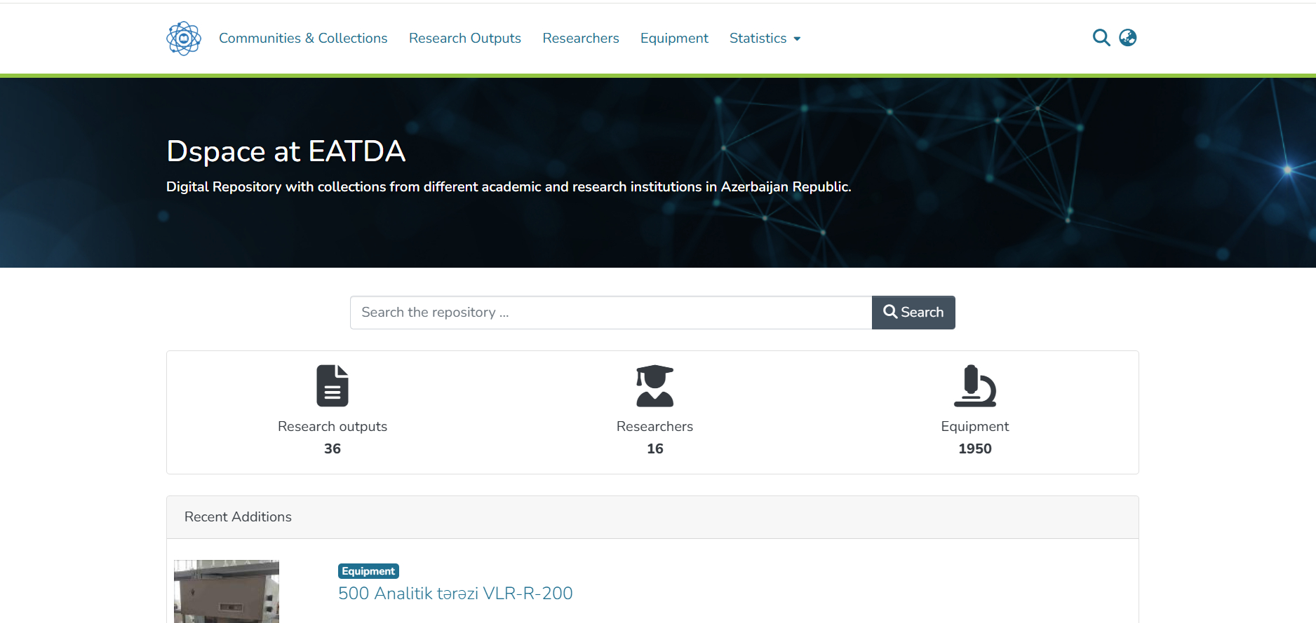 Alimlərin avadanlıq axtarışını asanlaşdıran yeni platforma istifadəyə verilib