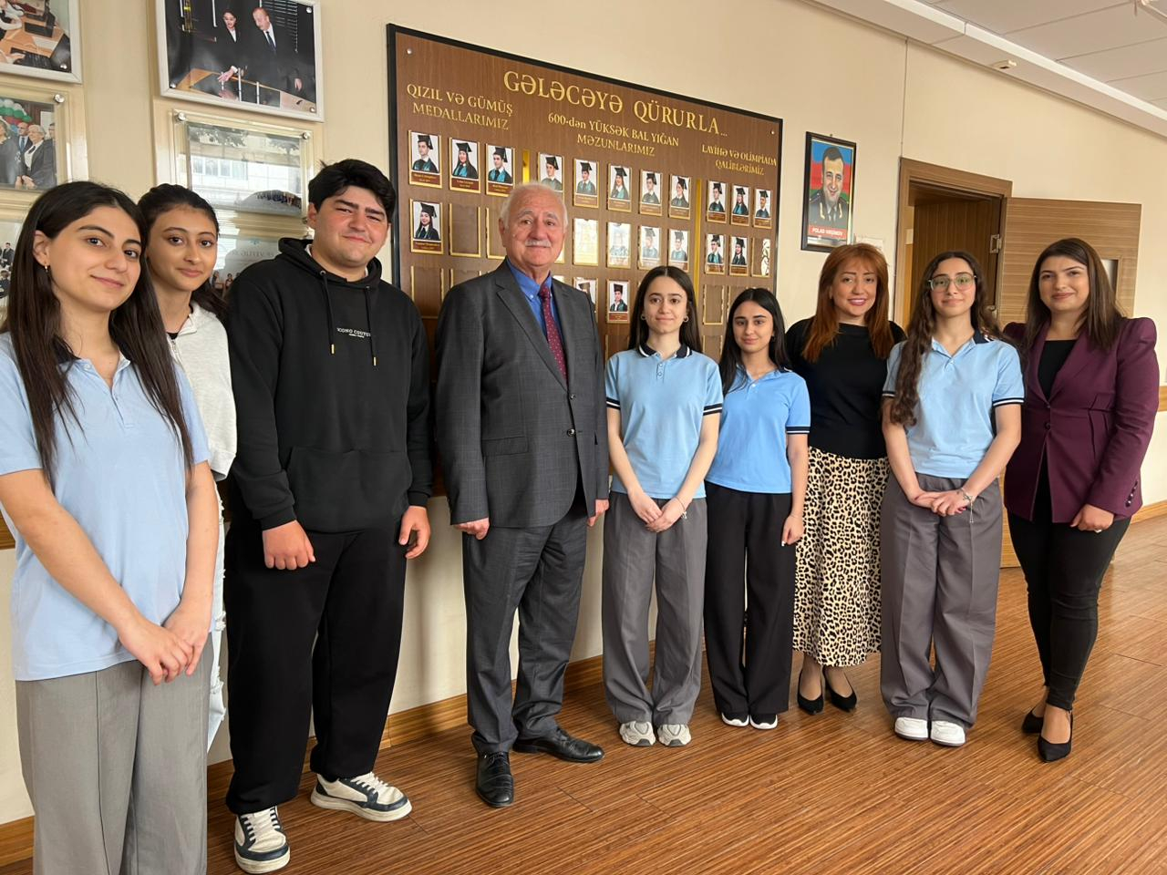 Məktəbdə  İctimai Şuranın sədri ilə görüş keçirilib