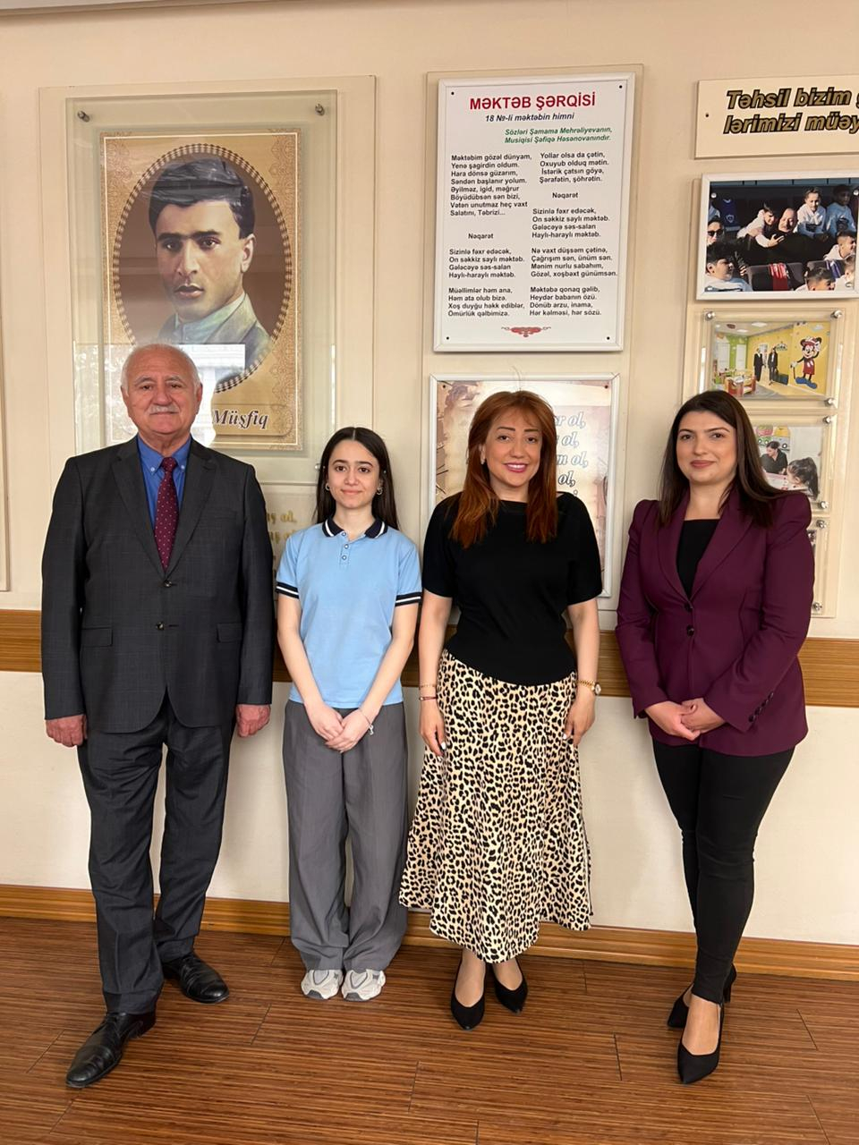 Məktəbdə  İctimai Şuranın sədri ilə görüş keçirilib