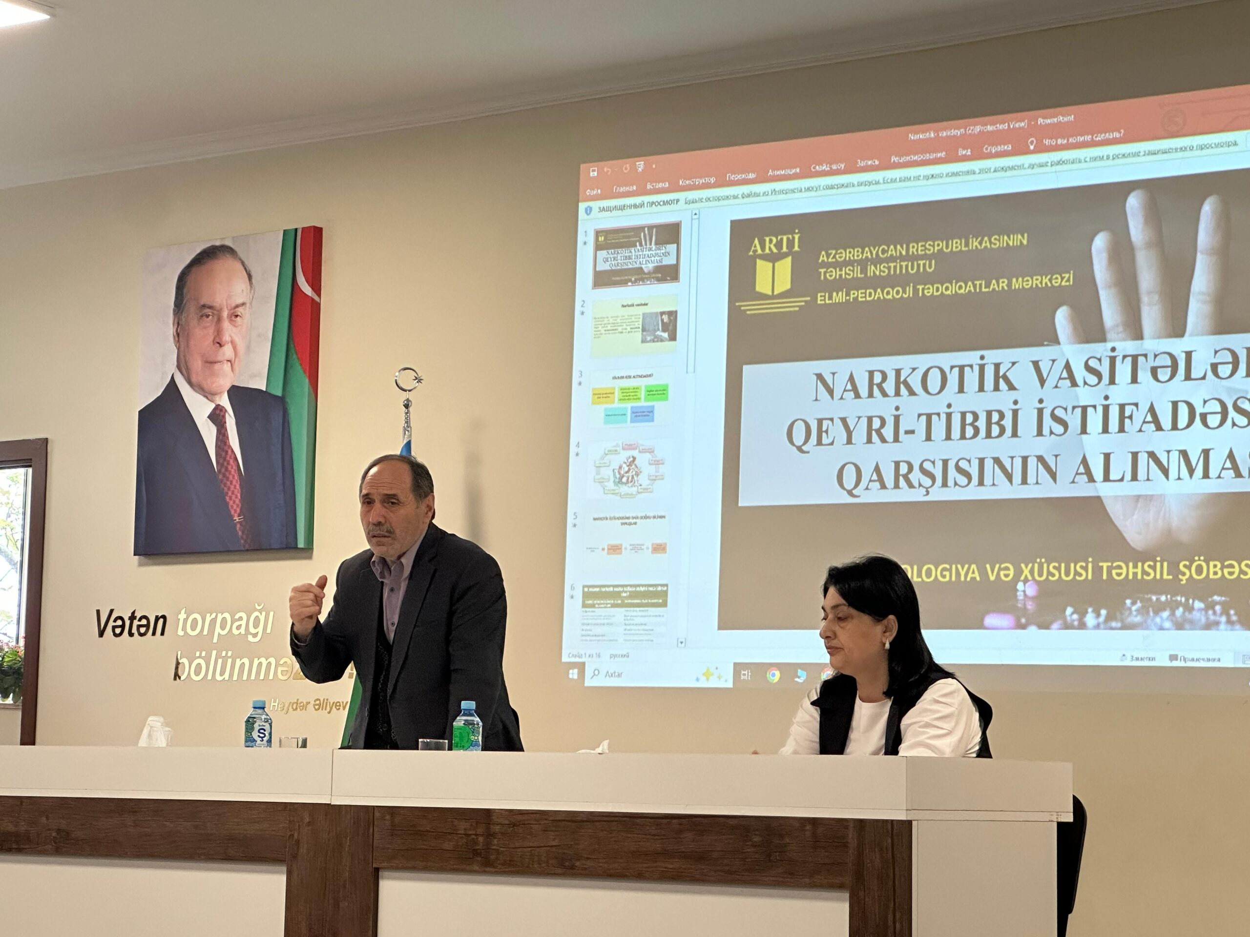 Məktəblərdə narkomaniya əleyhinə maarifləndirici görüşlər keçirilib