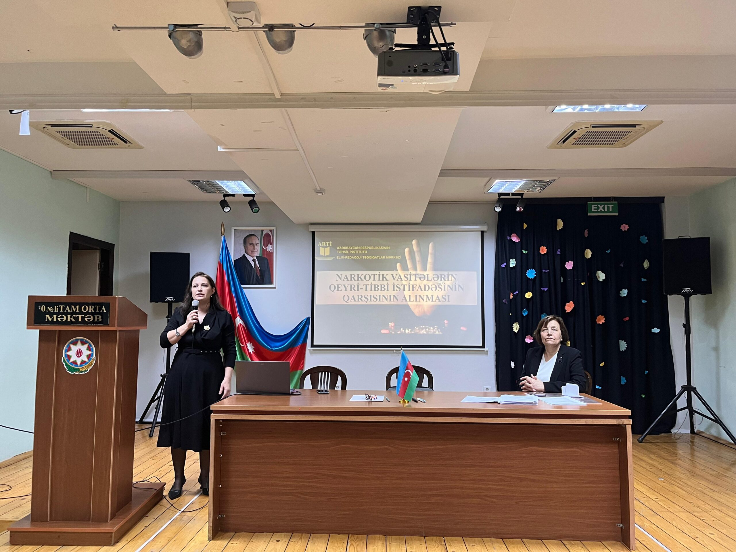 Məktəblərdə narkomaniya əleyhinə maarifləndirici görüşlər keçirilib