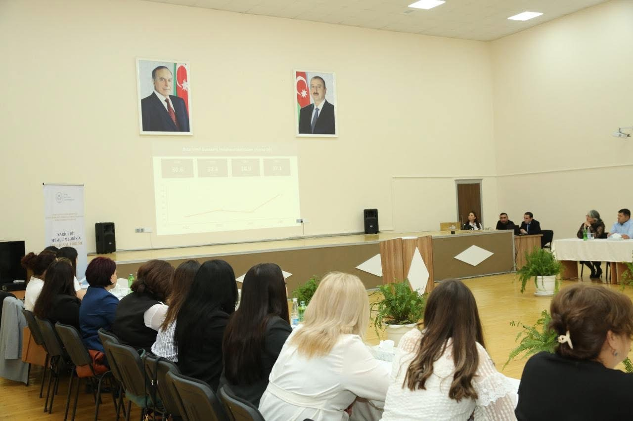 Xarici Dil Müəllimlərinin I Regional Forumu keçirilib