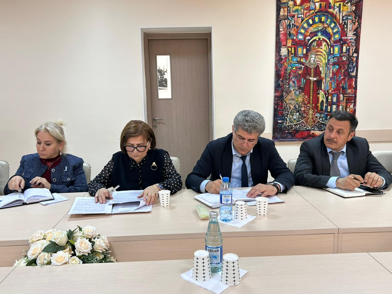 ADMİU-da Elm və Təhsil Nazirliyinin əməkdaşları ilə görüş keçirilib