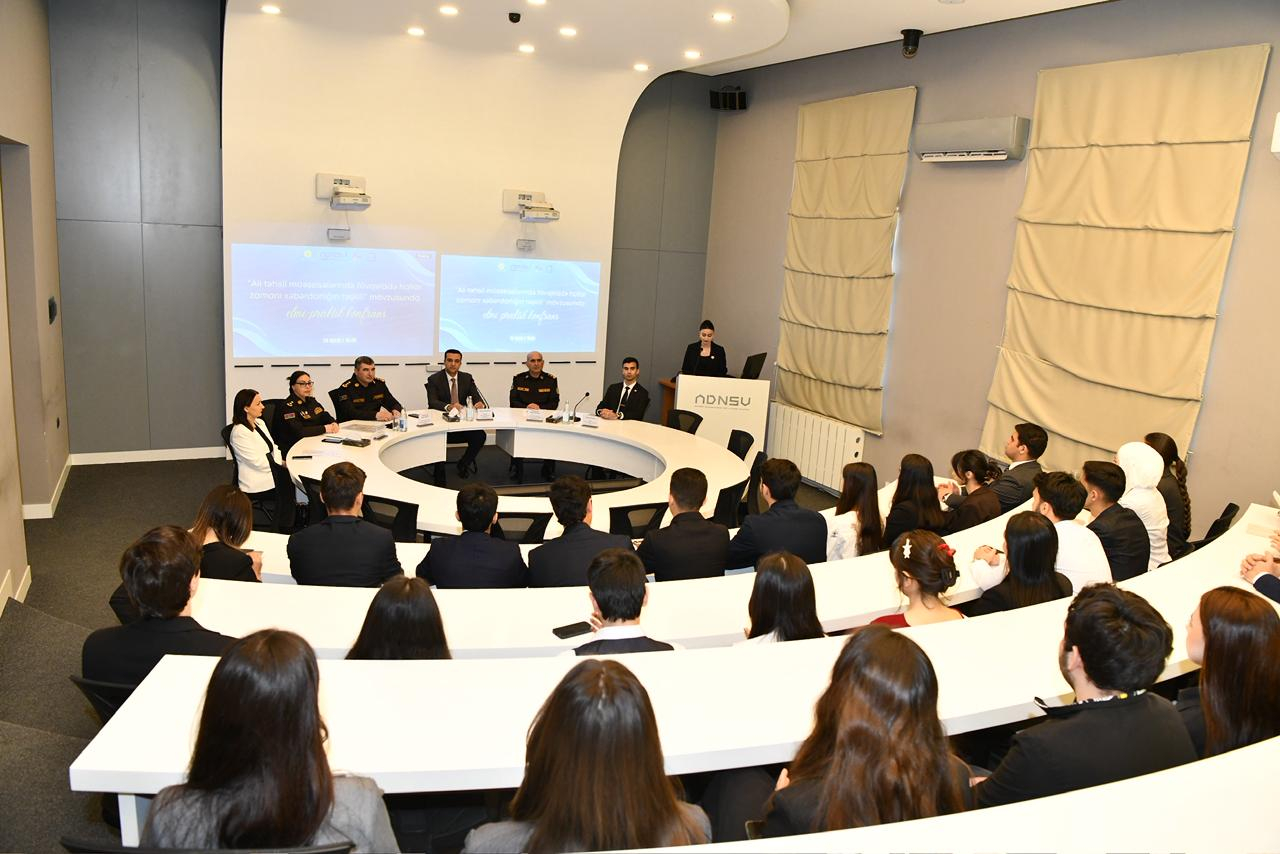 ADNSU-da fövqəladə hallarla bağlı elmi-praktik konfrans keçirilib