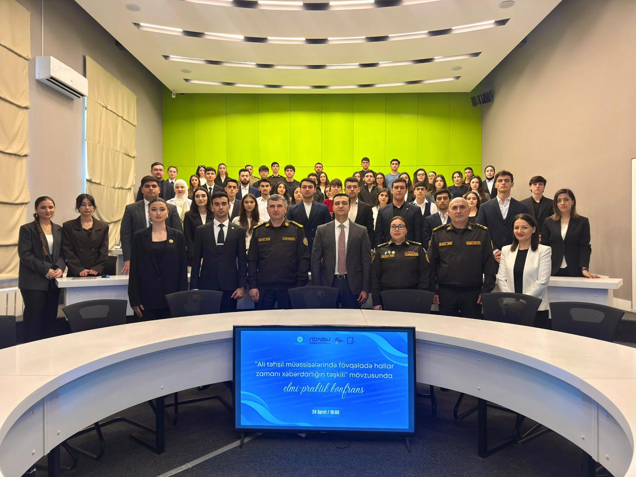 ADNSU-da fövqəladə hallarla bağlı elmi-praktik konfrans keçirilib