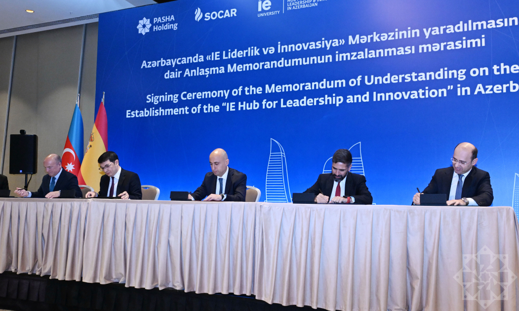 IE Liderlik və İnnovasiya Mərkəzinin yaradılması üzrə Anlaşma Memorandumu imzalanıb