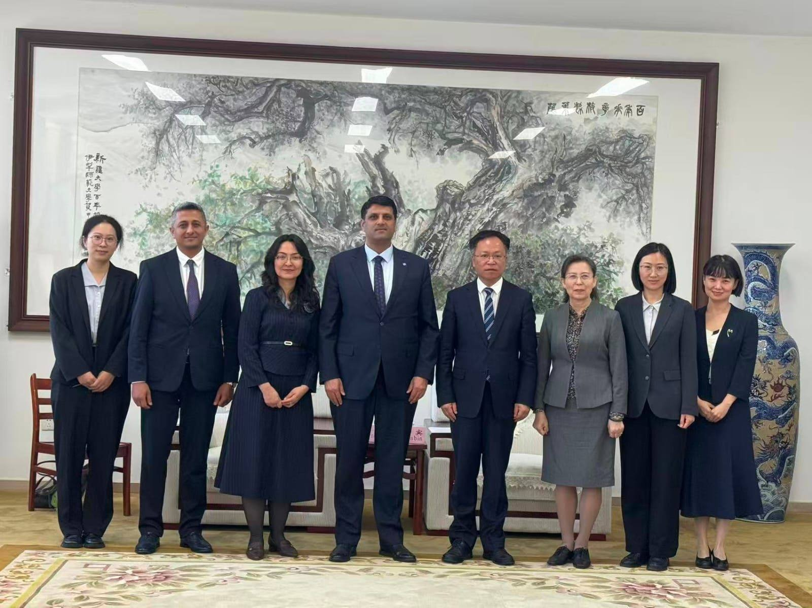 NDU Çin universiteti ilə əməkdaşlığa başlayır