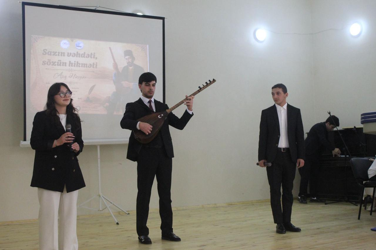 “Sazın vəhdəti, sözün hikməti” adlı ədəbi-bədii tədbir keçirilib