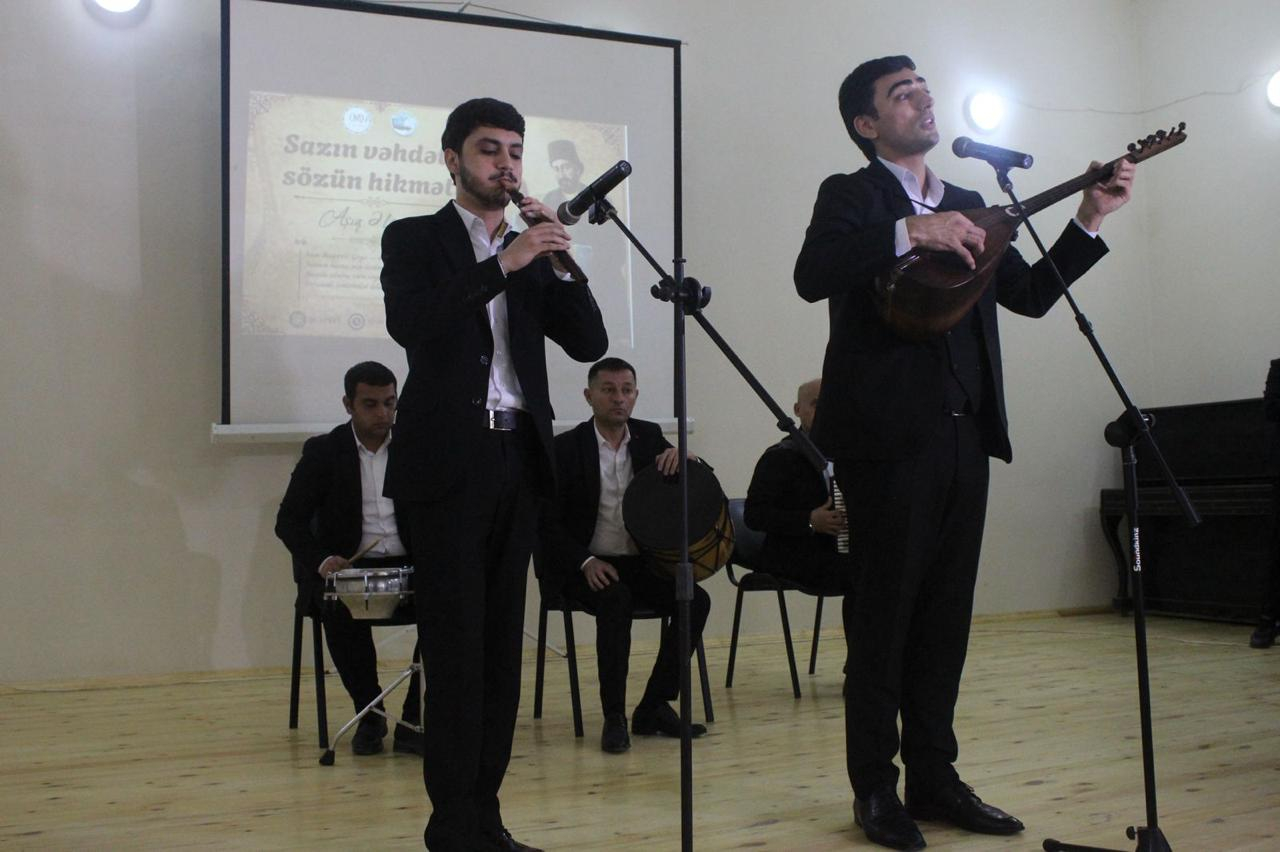 “Sazın vəhdəti, sözün hikməti” adlı ədəbi-bədii tədbir keçirilib