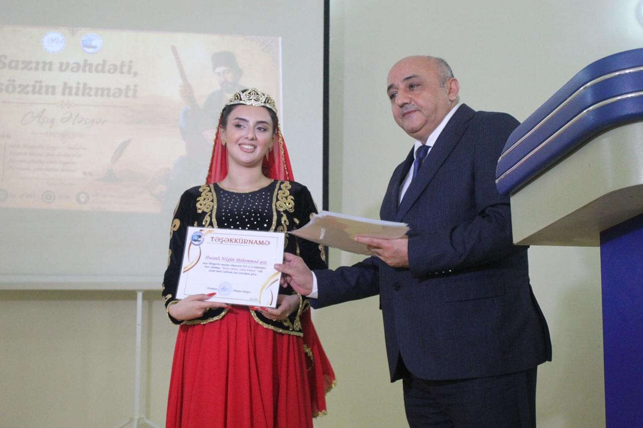 “Sazın vəhdəti, sözün hikməti” adlı ədəbi-bədii tədbir keçirilib