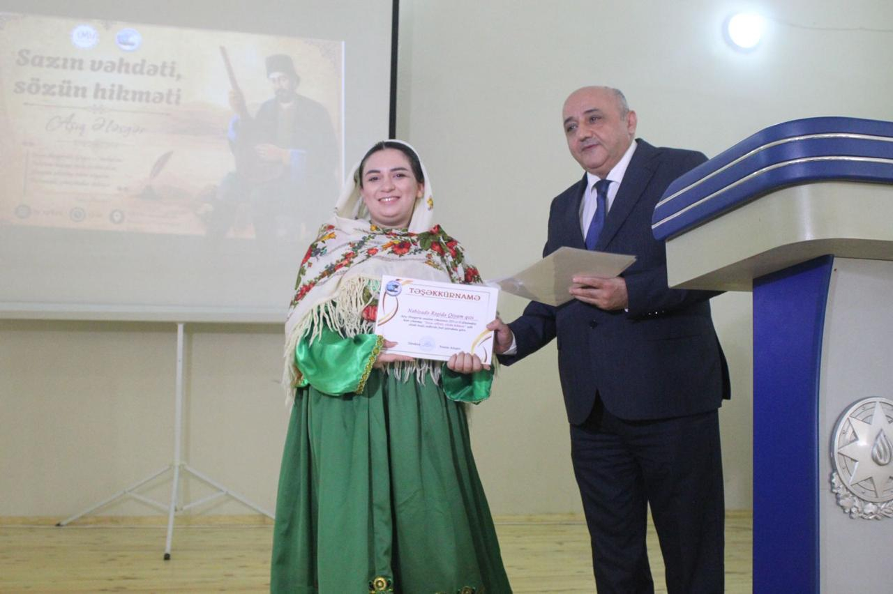 “Sazın vəhdəti, sözün hikməti” adlı ədəbi-bədii tədbir keçirilib