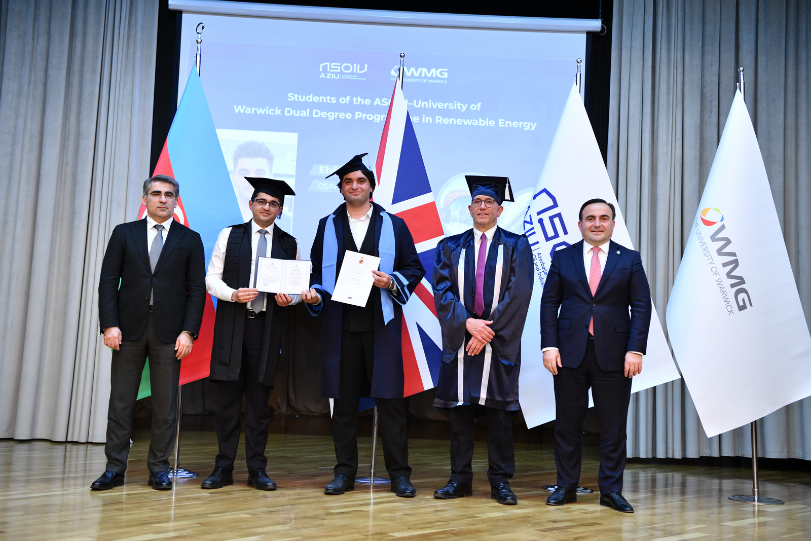 ADNSU və Vorvik Universitetinin birgə ikili diplom proqramının ilk məzun buraxılışı keçirilib