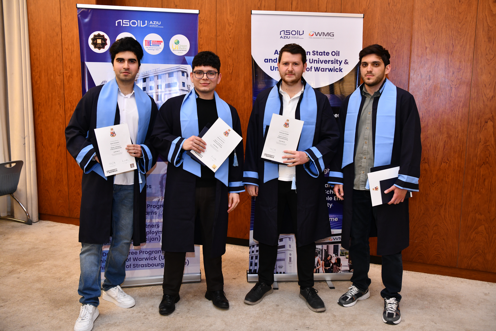 ADNSU və Vorvik Universitetinin birgə ikili diplom proqramının ilk məzun buraxılışı keçirilib