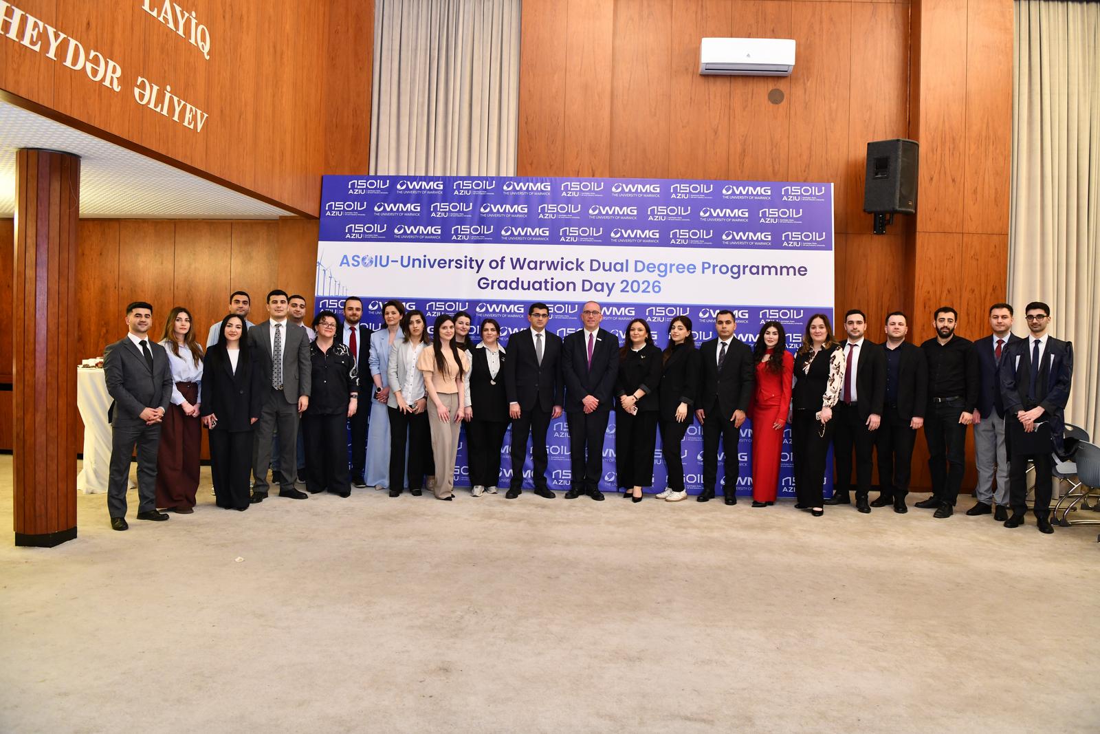 ADNSU və Vorvik Universitetinin birgə ikili diplom proqramının ilk məzun buraxılışı keçirilib